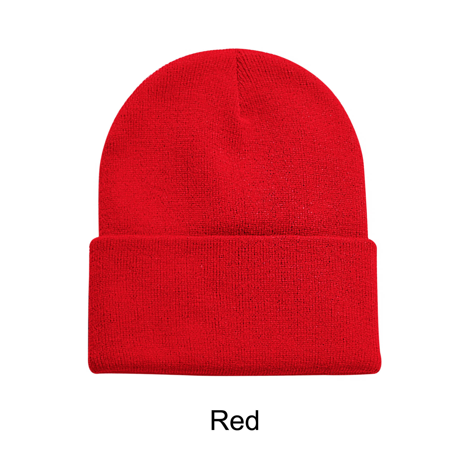 12" High Acrylic Beanie Knit Cap 27