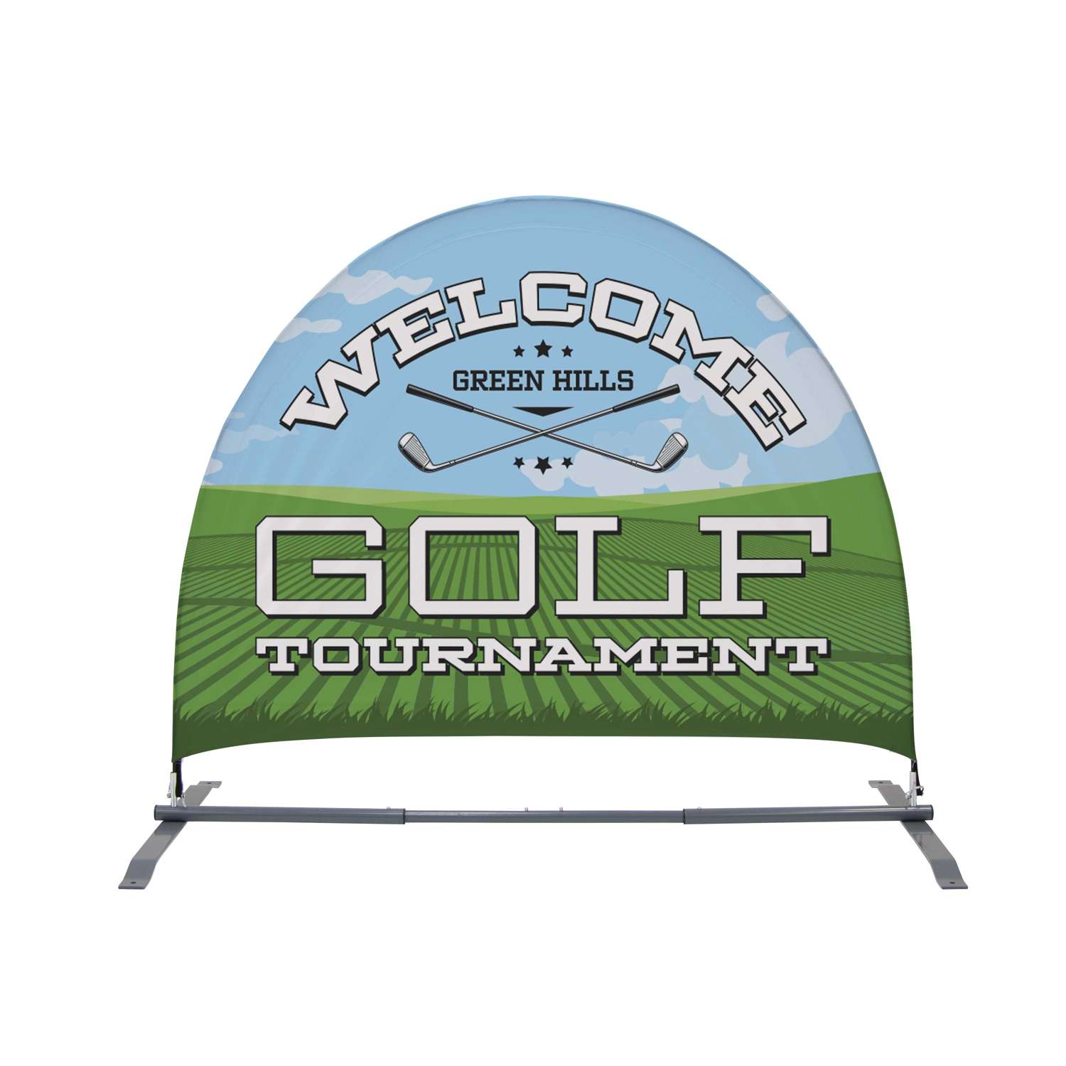 5'W x 4'H Sunrise Multisurface Sign Single-Sided Kit 8