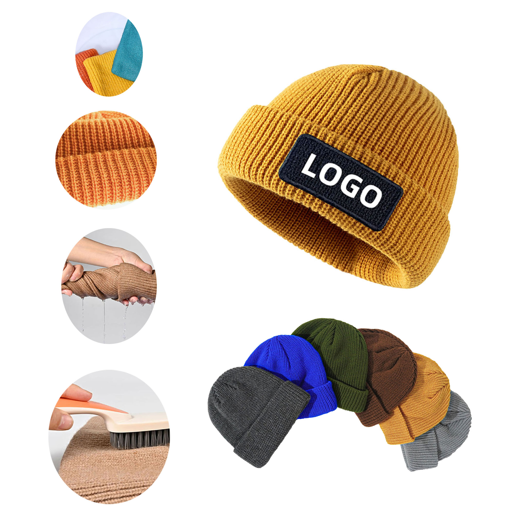 Soft Stretch Knit Hat