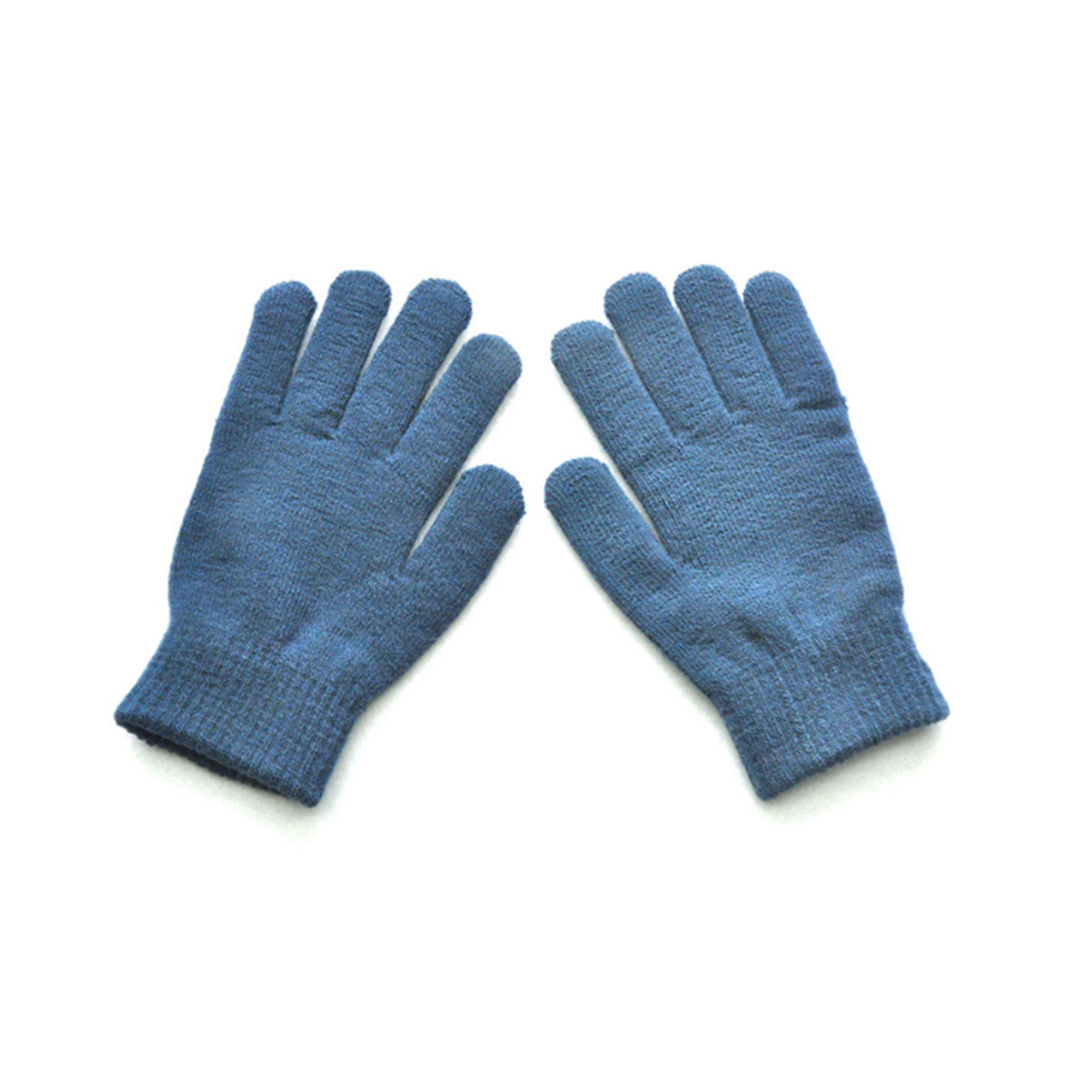 MOQ 50 PCS Stylish Winter Solid Color Knitted Gloves 14