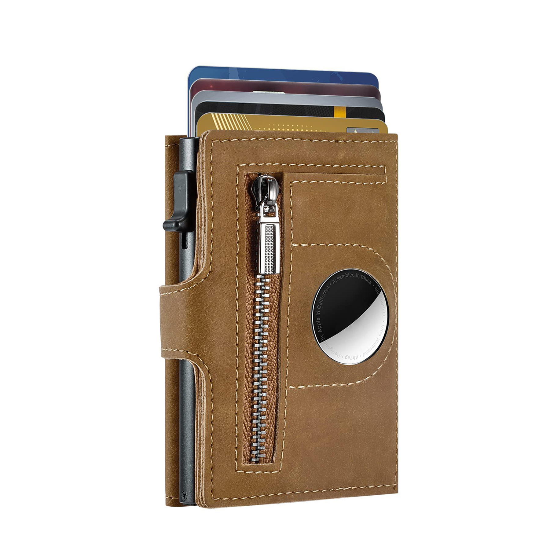 Genuine leather RFID anti-theft card holder 9