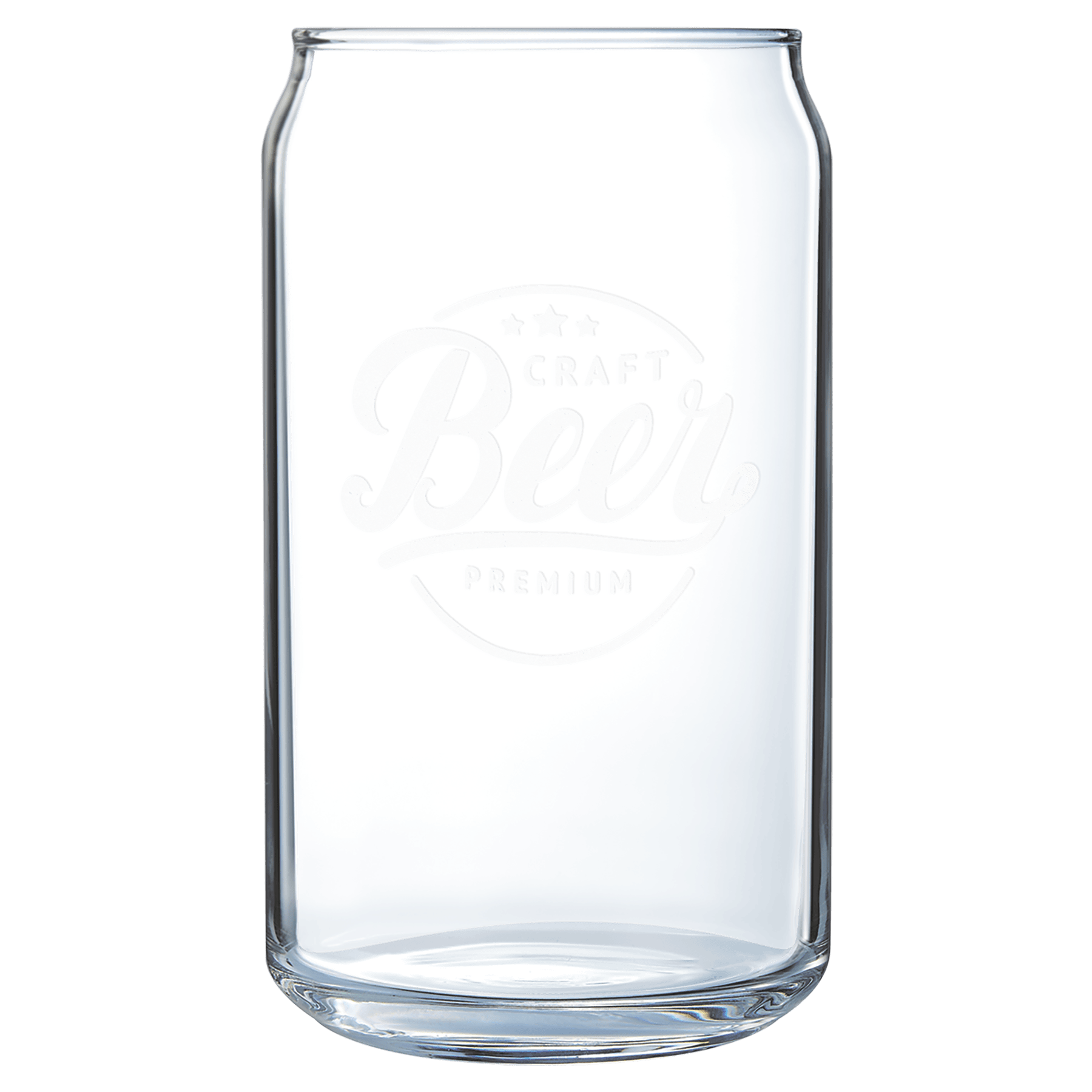 Polar Camel 16 oz Clear Can Glass
