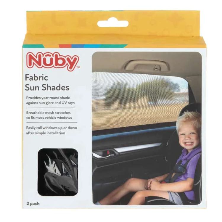 Nuby Fabric Sun Shades - 2 Pack 3