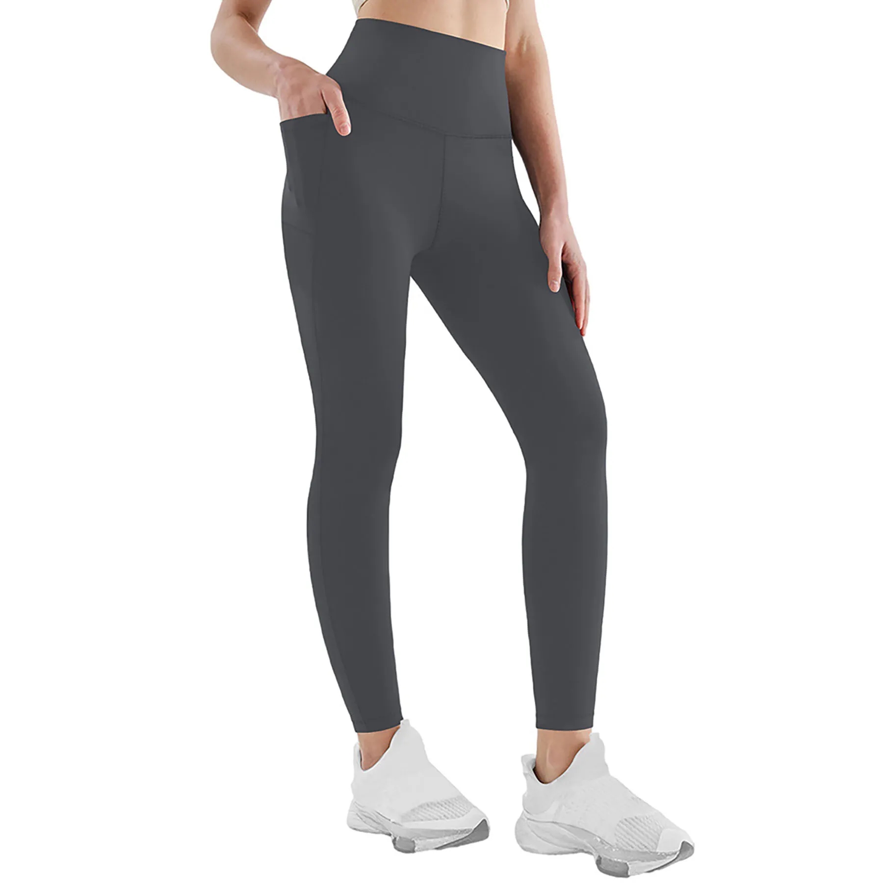 Thick High-Waisted Yoga Belt with Pocket  Sports  for Women 25
