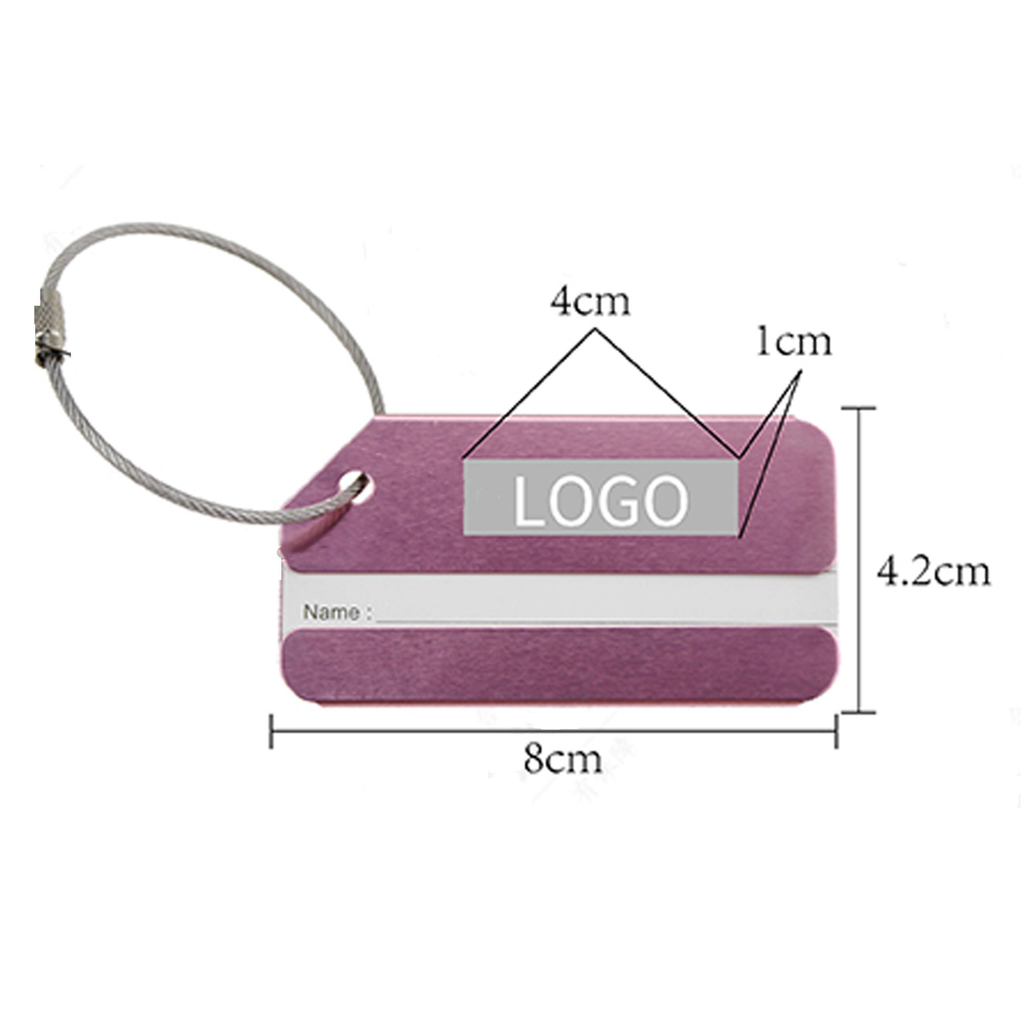 MOQ 50 pcs Metal Identification Tags 6