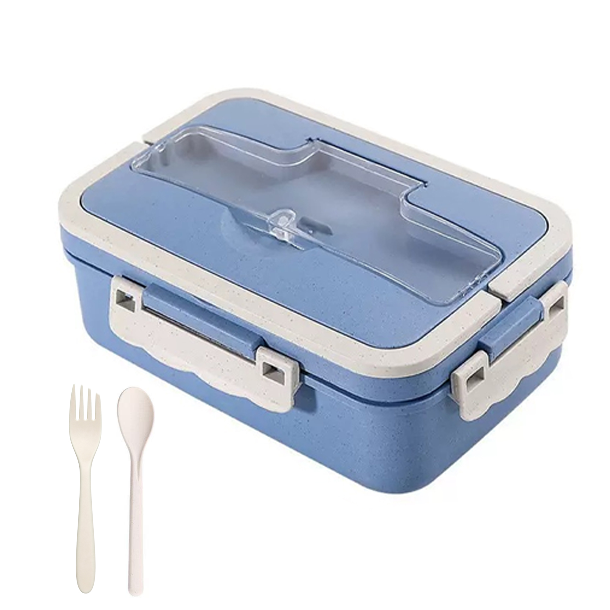 Wheat Straw Bento Lunch Box with Cutlery MOQ 10 5