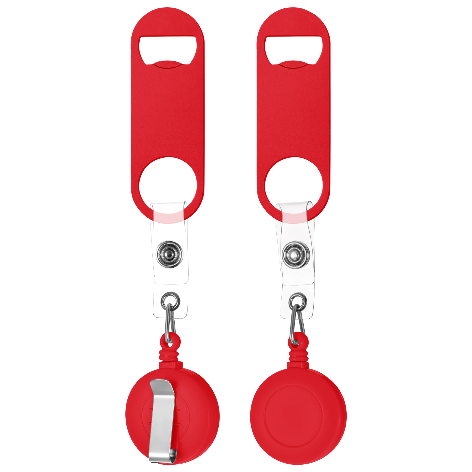 Beer Bottle Opener With Retractable Badge Reel 7