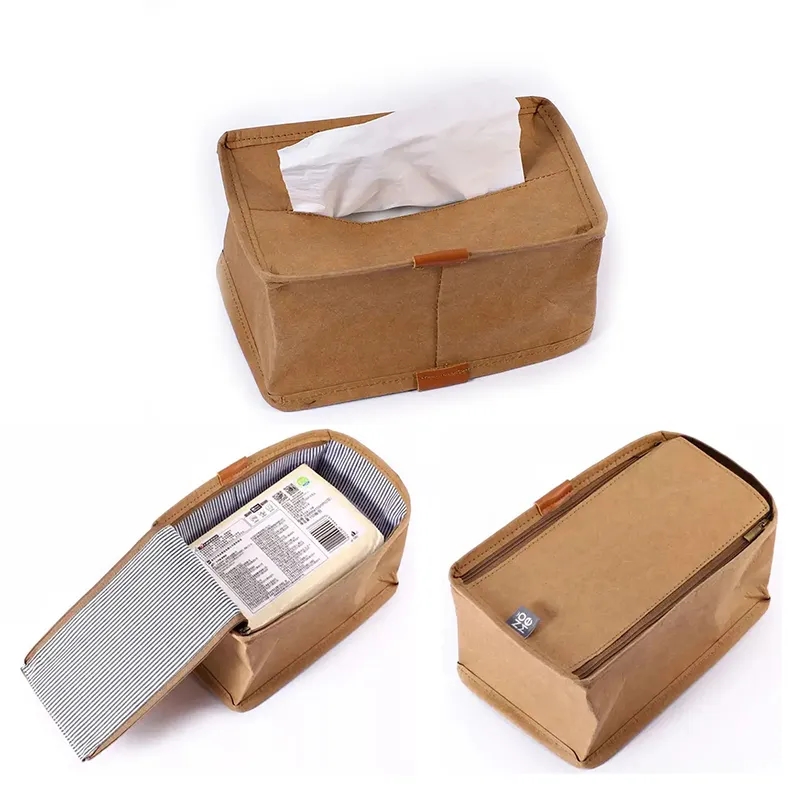 Kraft Paper Tissue Box/Napkin Box