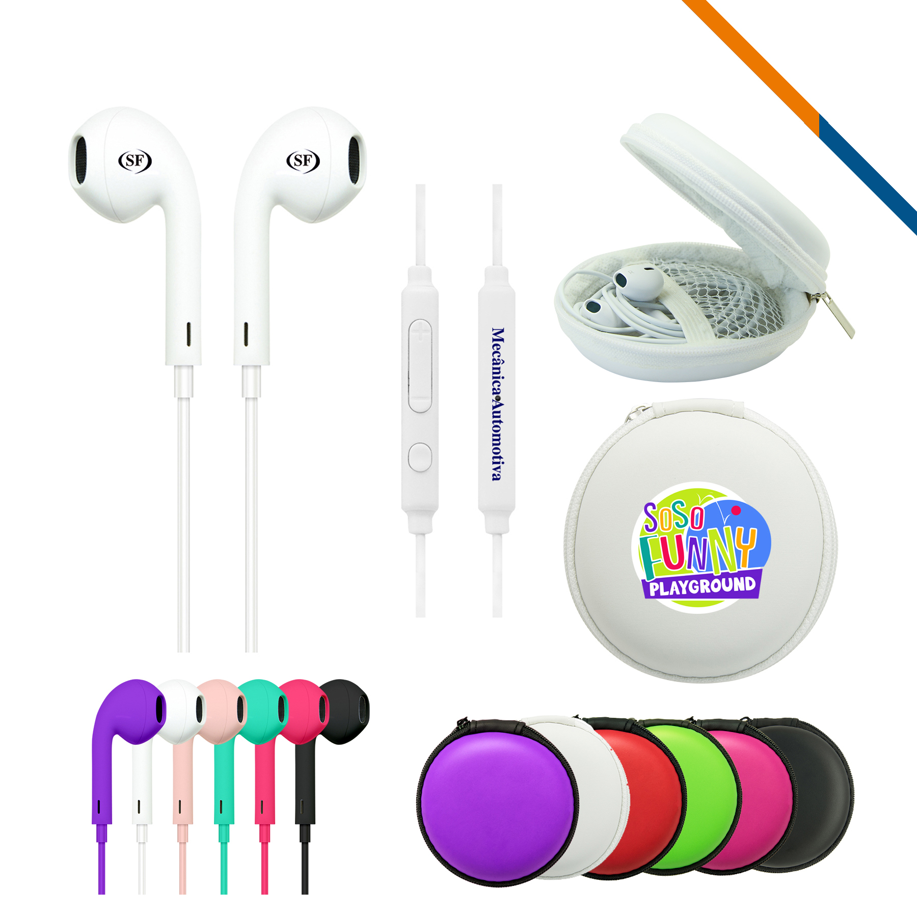 Premium Rhombus Earbuds