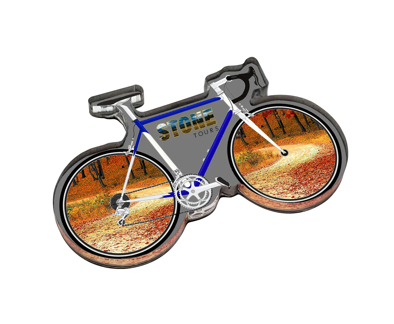 1/4" Acrylic Bicycle Magnet 3