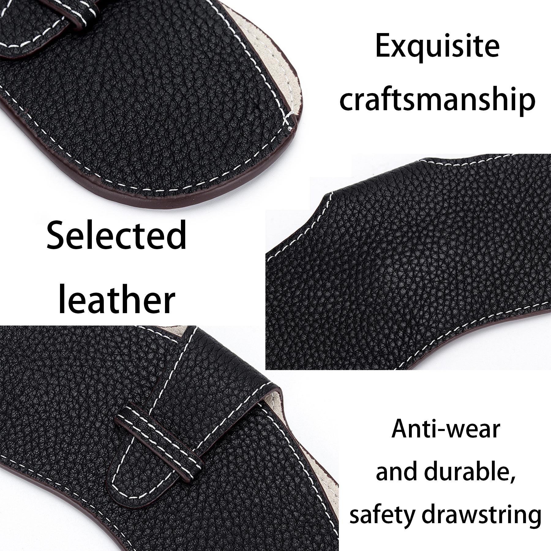 Genuine Leather Sunglasses and sunglasses storage bag 15