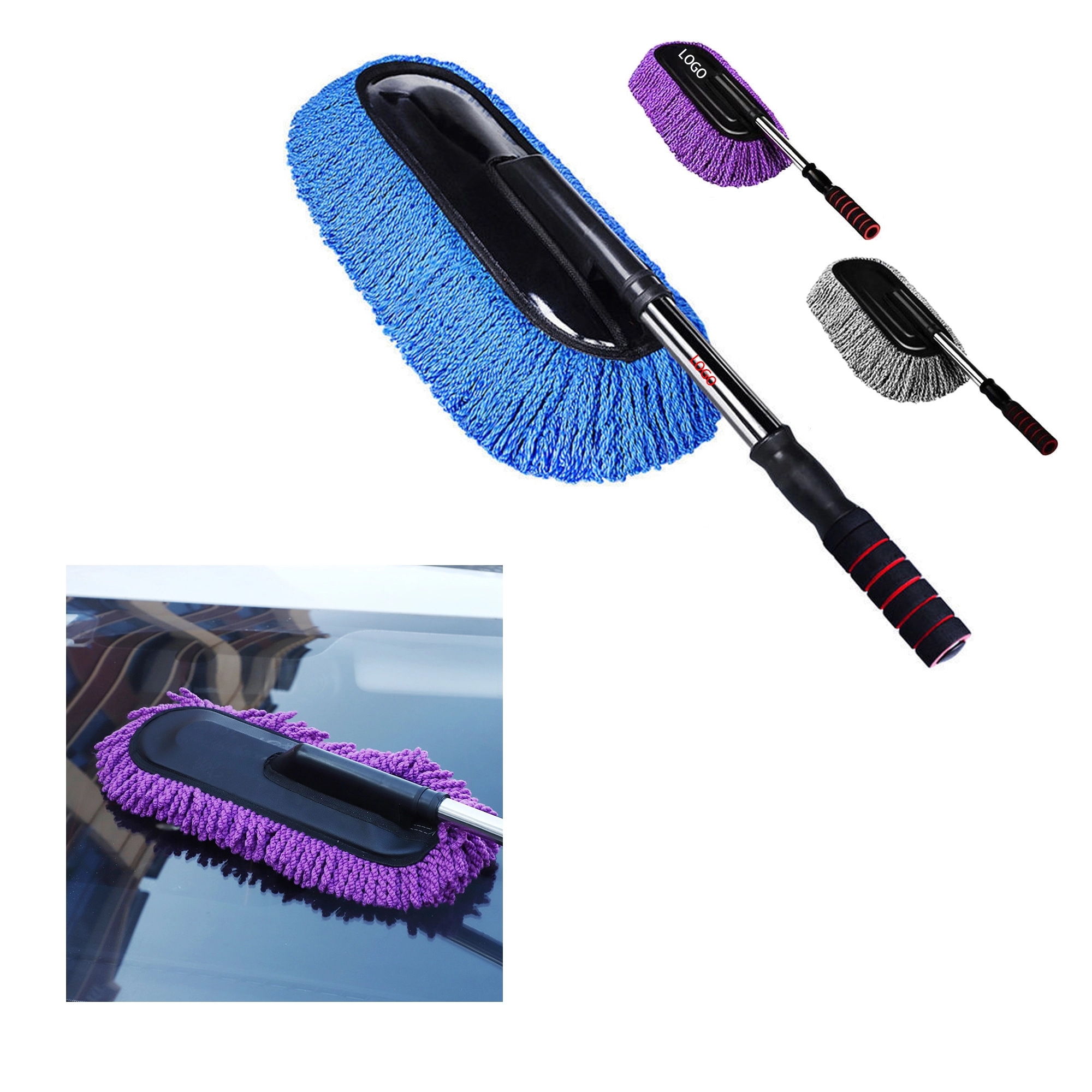 Microfiber Extendable Exterior Car Duster 5