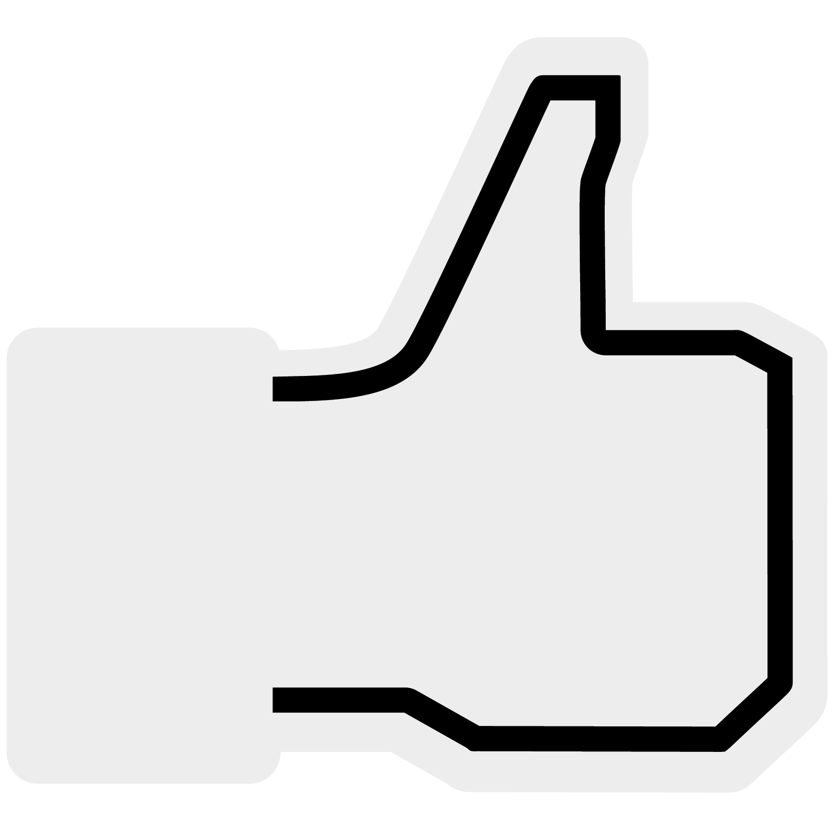 Facebook Foam Hand Mitt 80