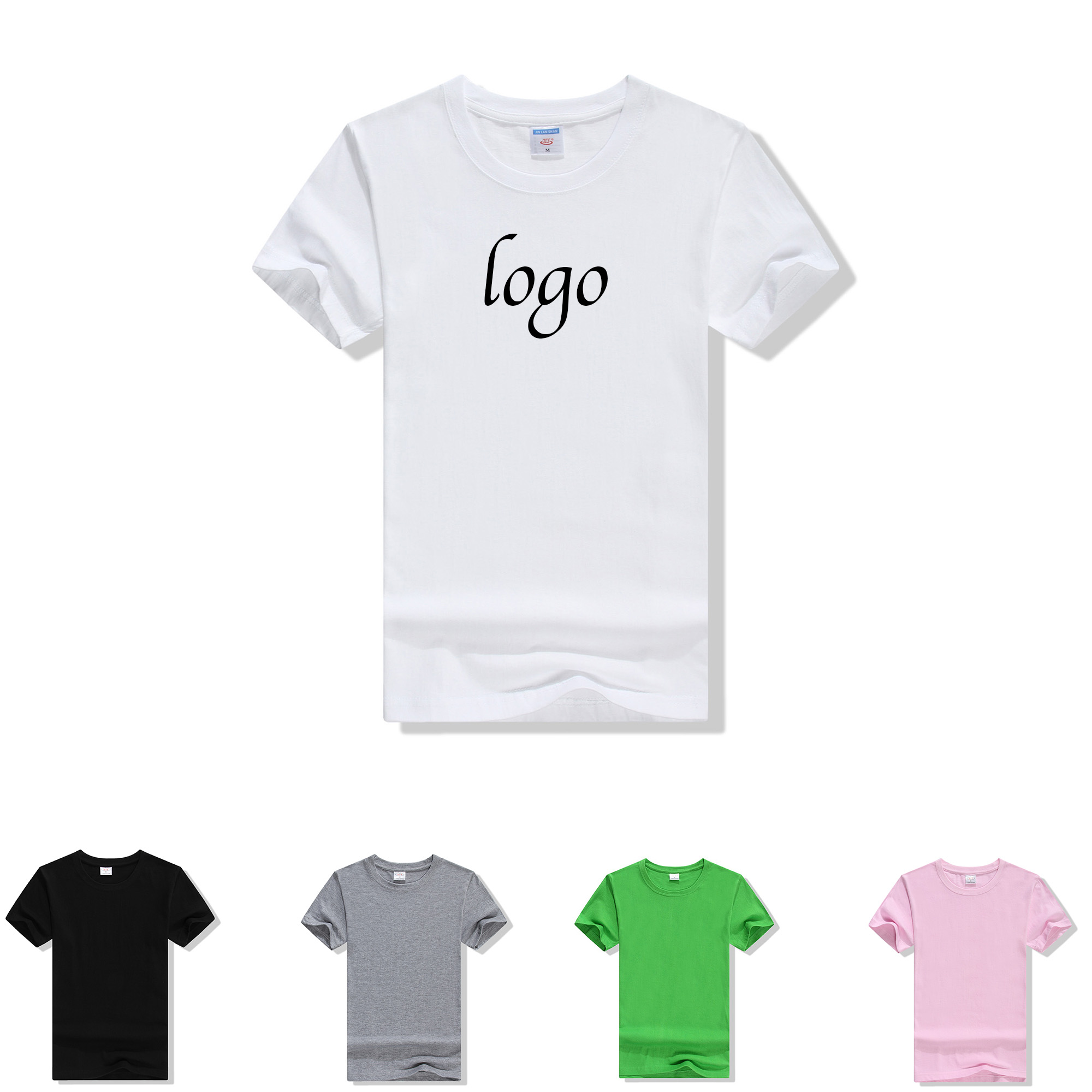 MOQ100 Customized Pure Cotton T-shirt