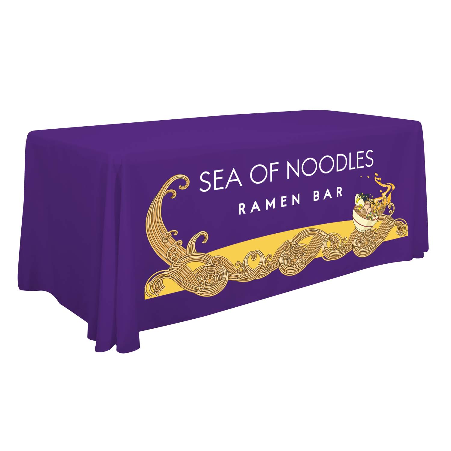 6' Standard Table Throw (Full-Color Front Only) 85