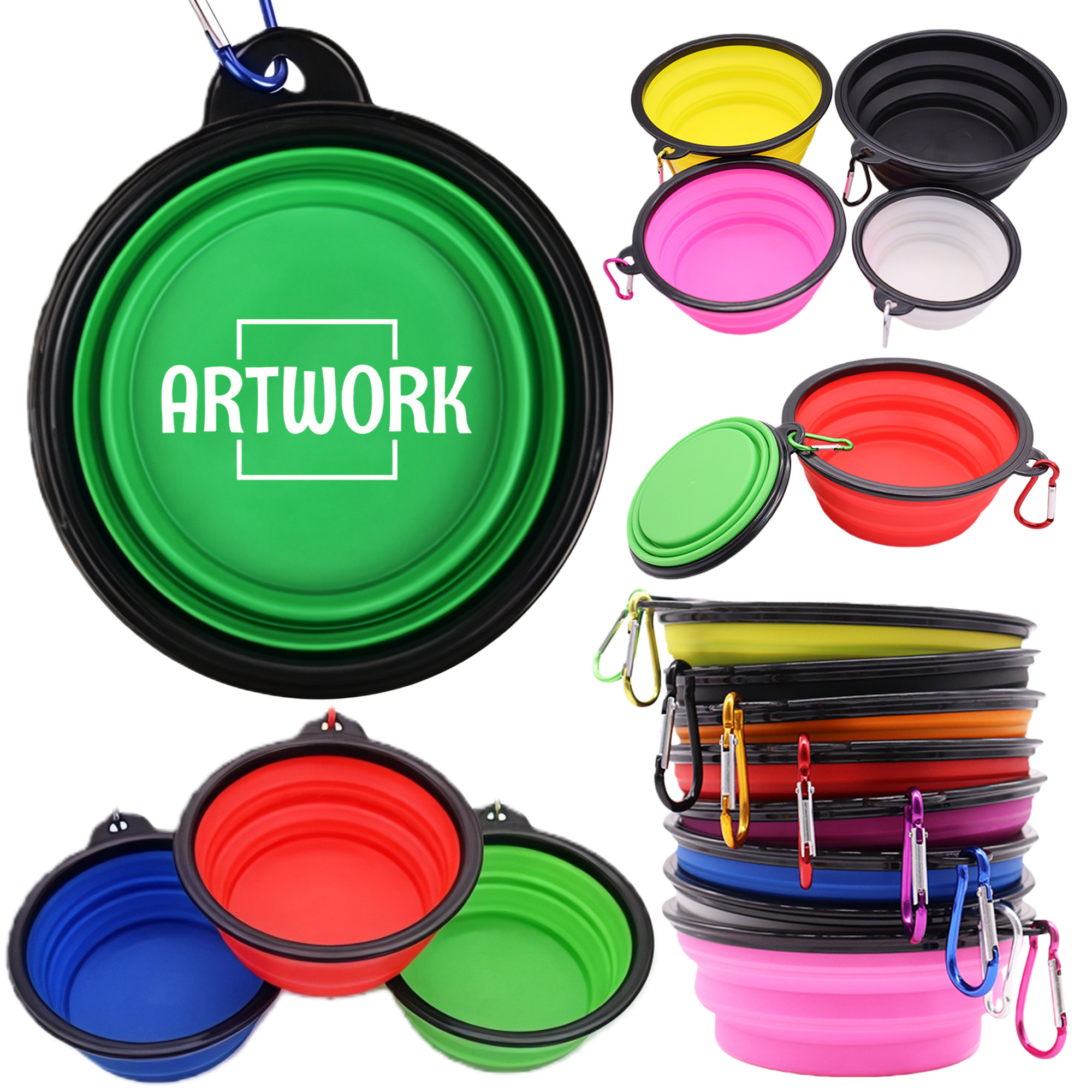Reusable Lightweight Pet Collapsible Bowl 7