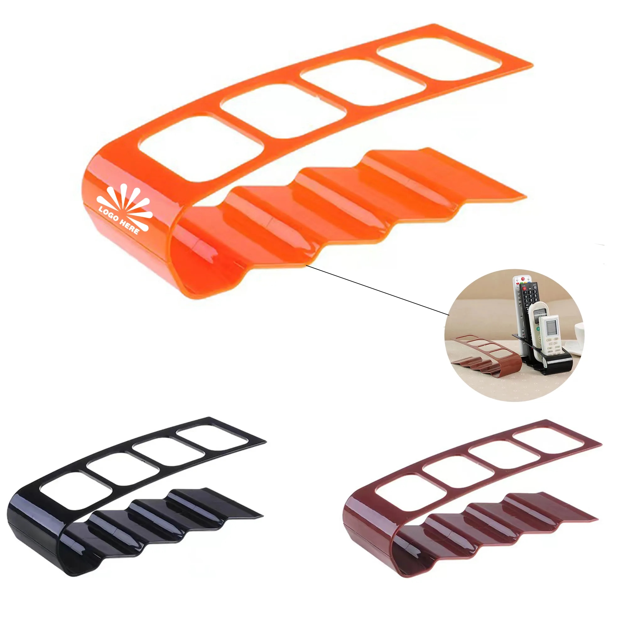 Four-Grid Remote Control Storage Rack 5