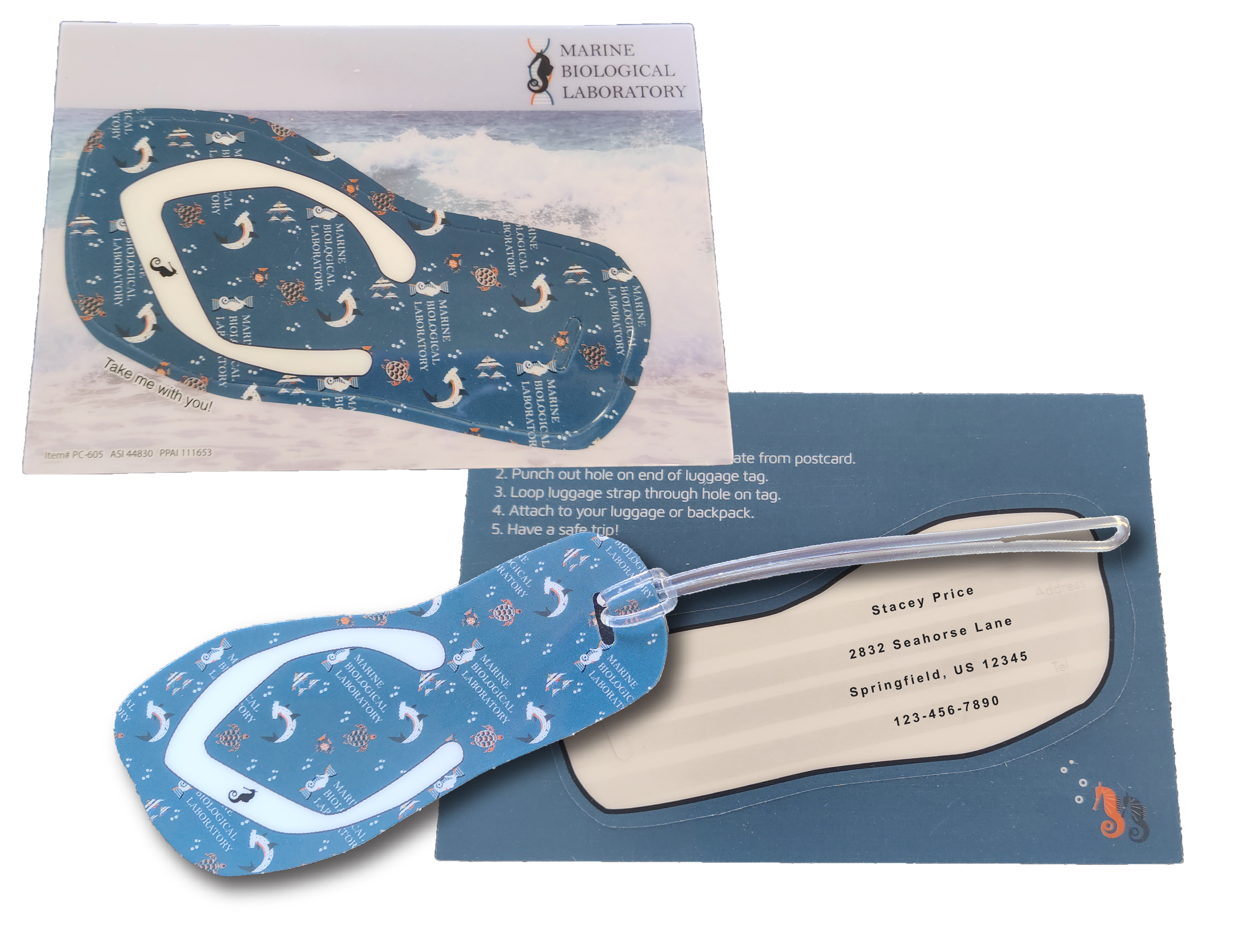 Shoe Shaped Luggage Tag