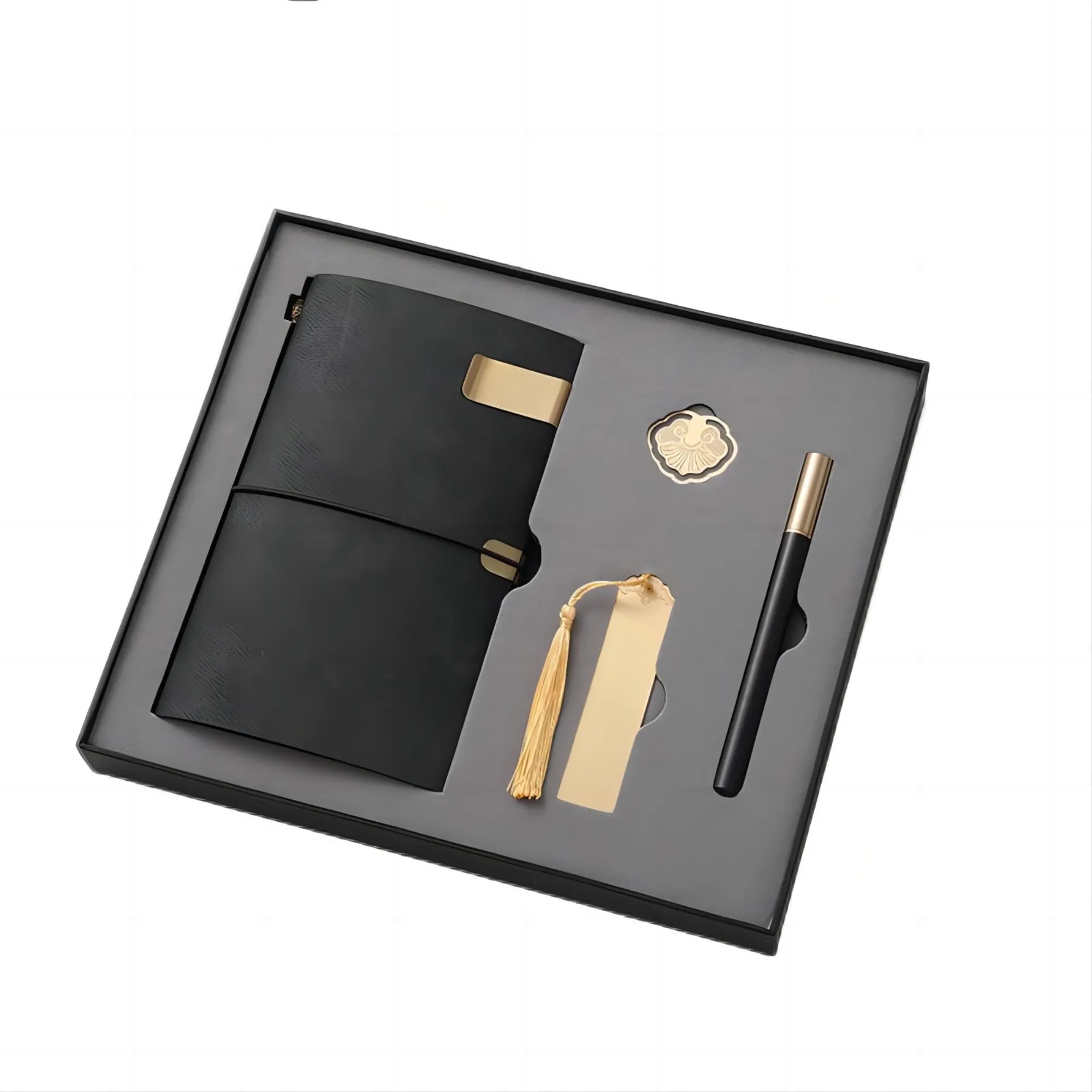 Business Notebook Brass Bookmar Book Buckle Set 15