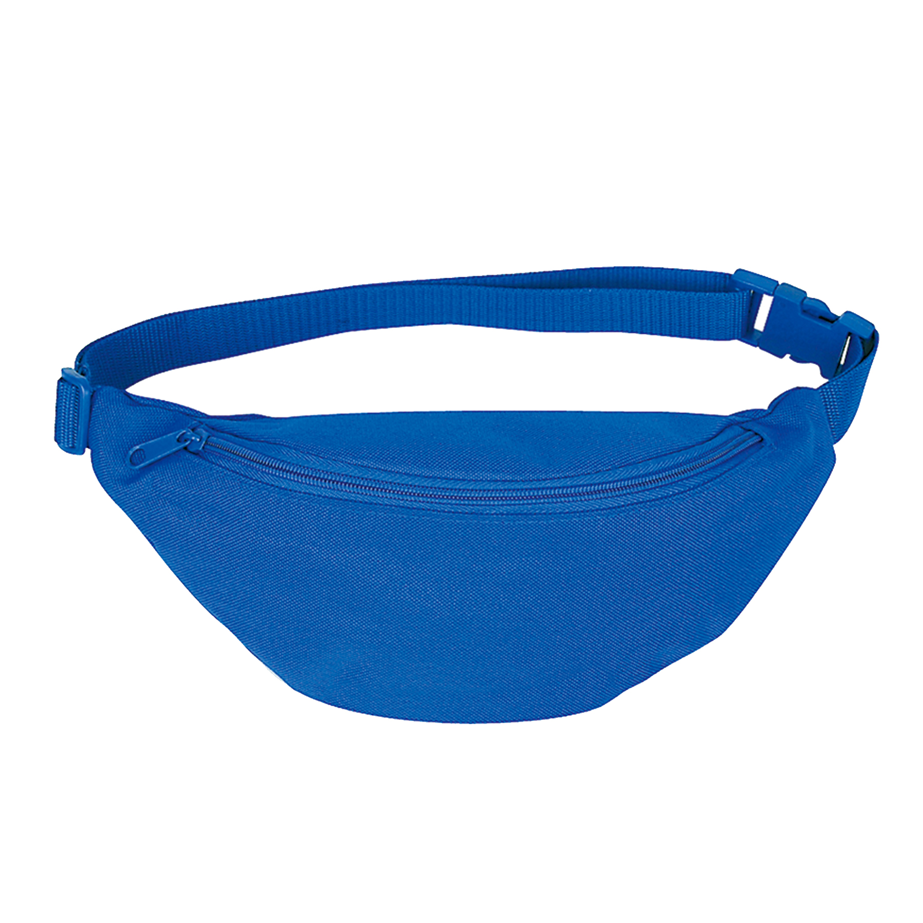 600D Polyester One Pocket Fanny Pack w/ Plastic Snap Closure 14