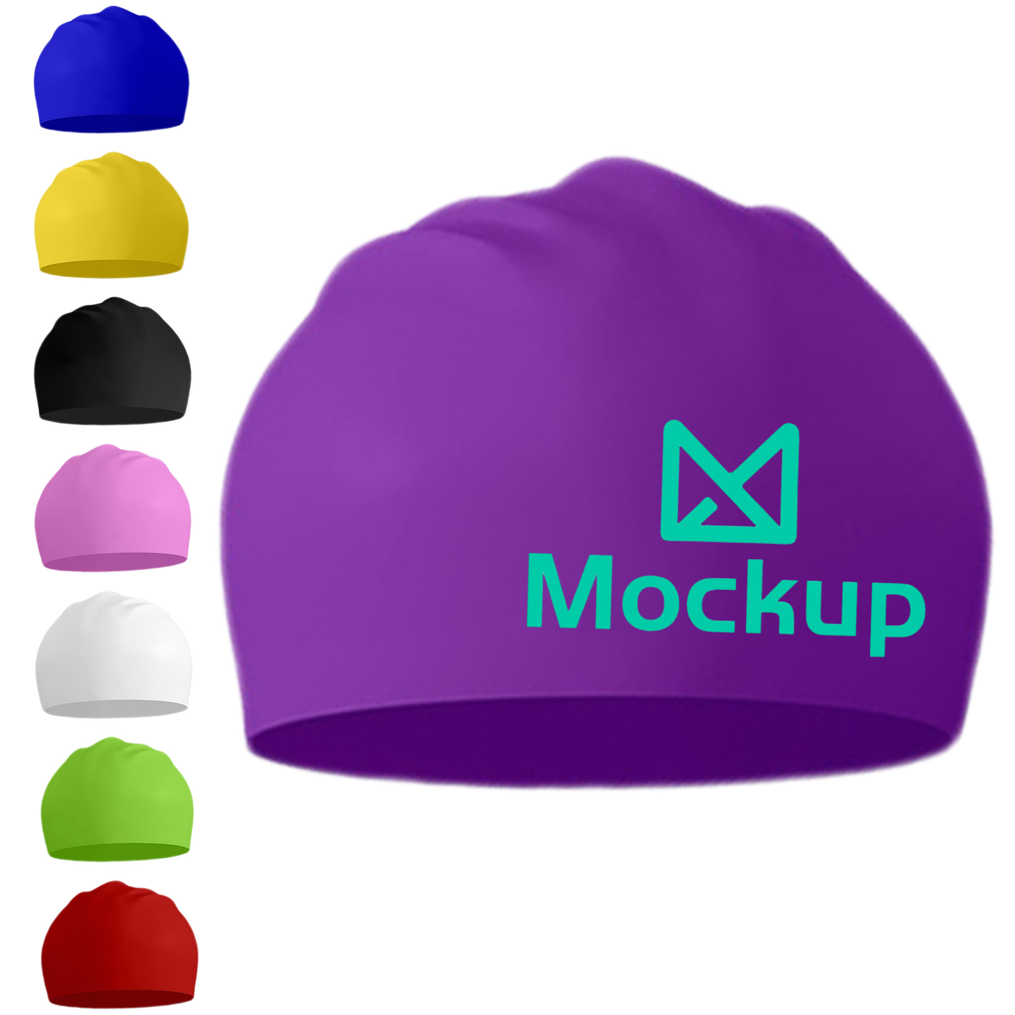 Durable Silicone Non Slip Swim Cap 12
