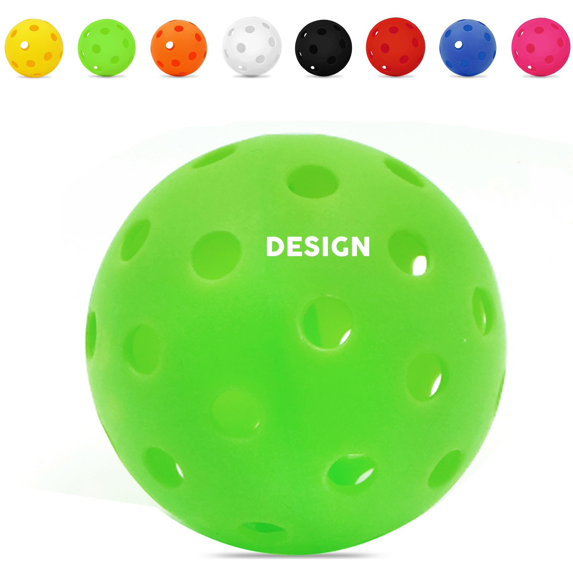 MOQ 50 High Elastic PE Pickleball Golf Hole Ball 3