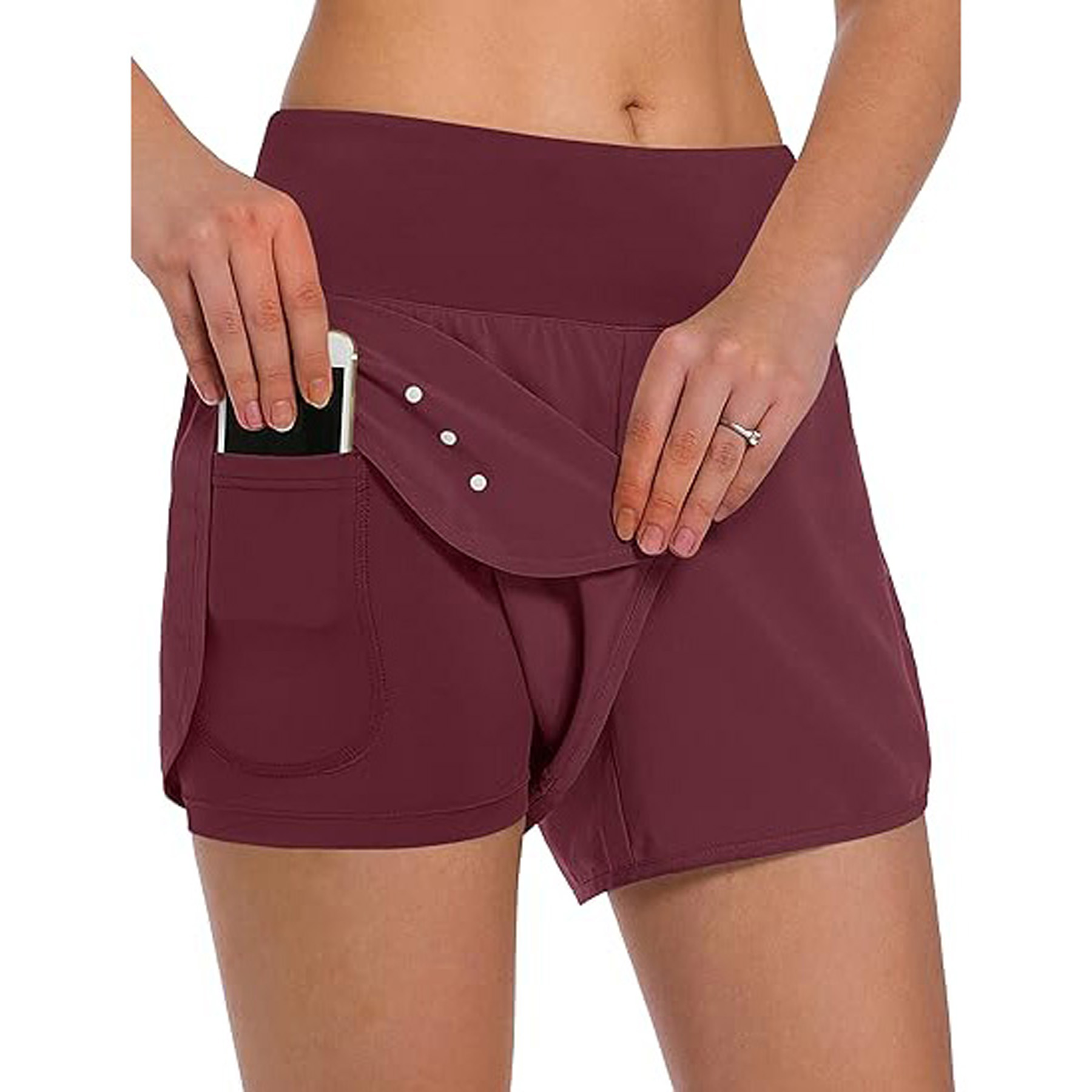 Women’s 2 in 1 Running Shorts 4