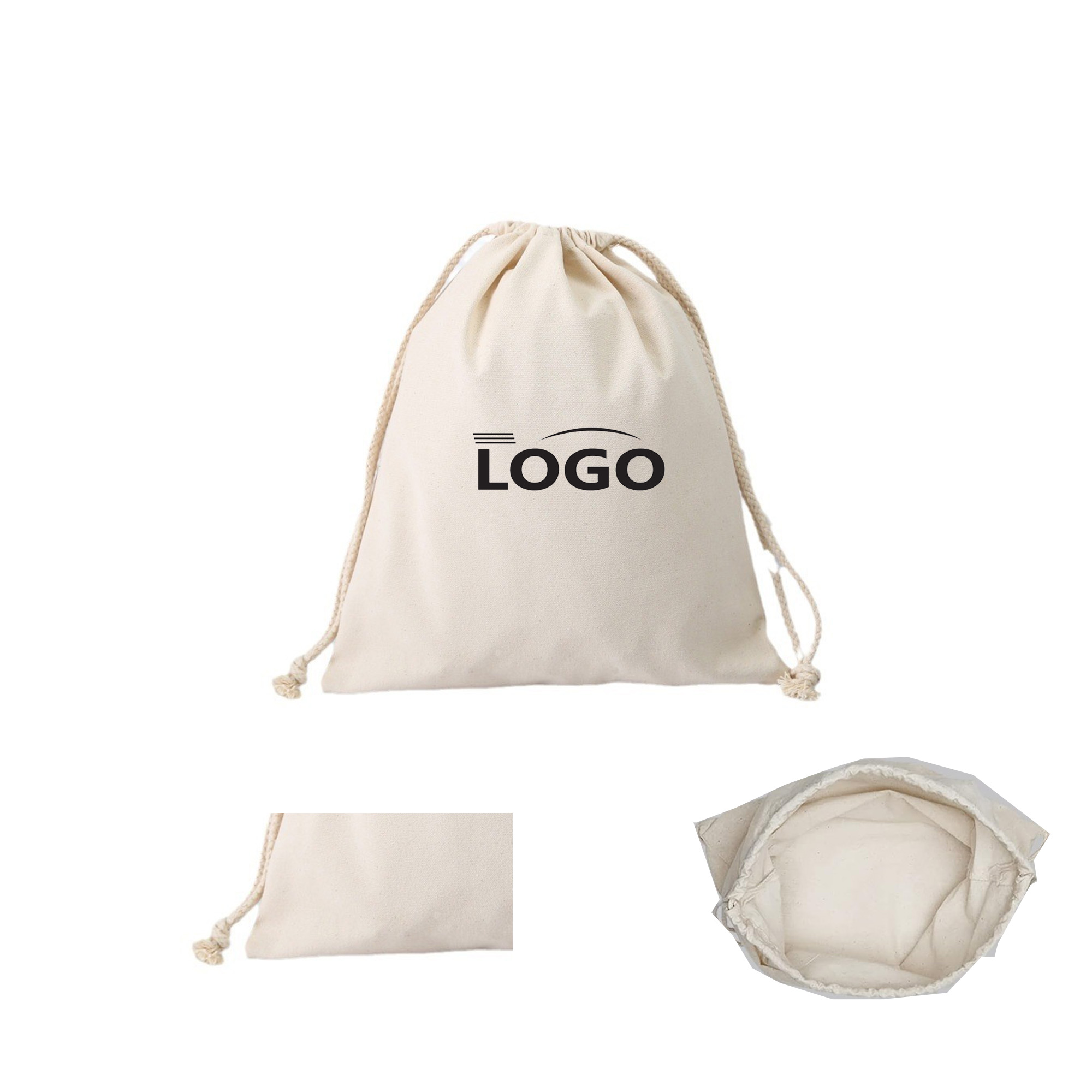 Canvas Drawstring Laundry Bag