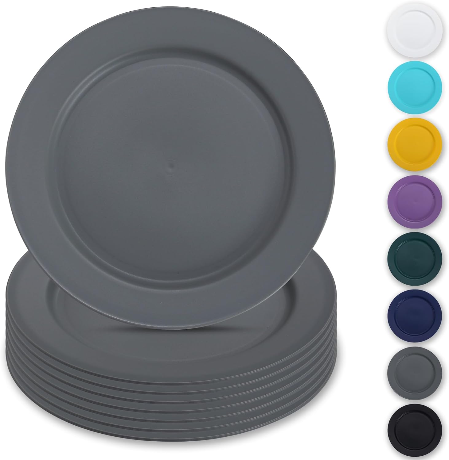 Reusable Flat Dinner Plates 7