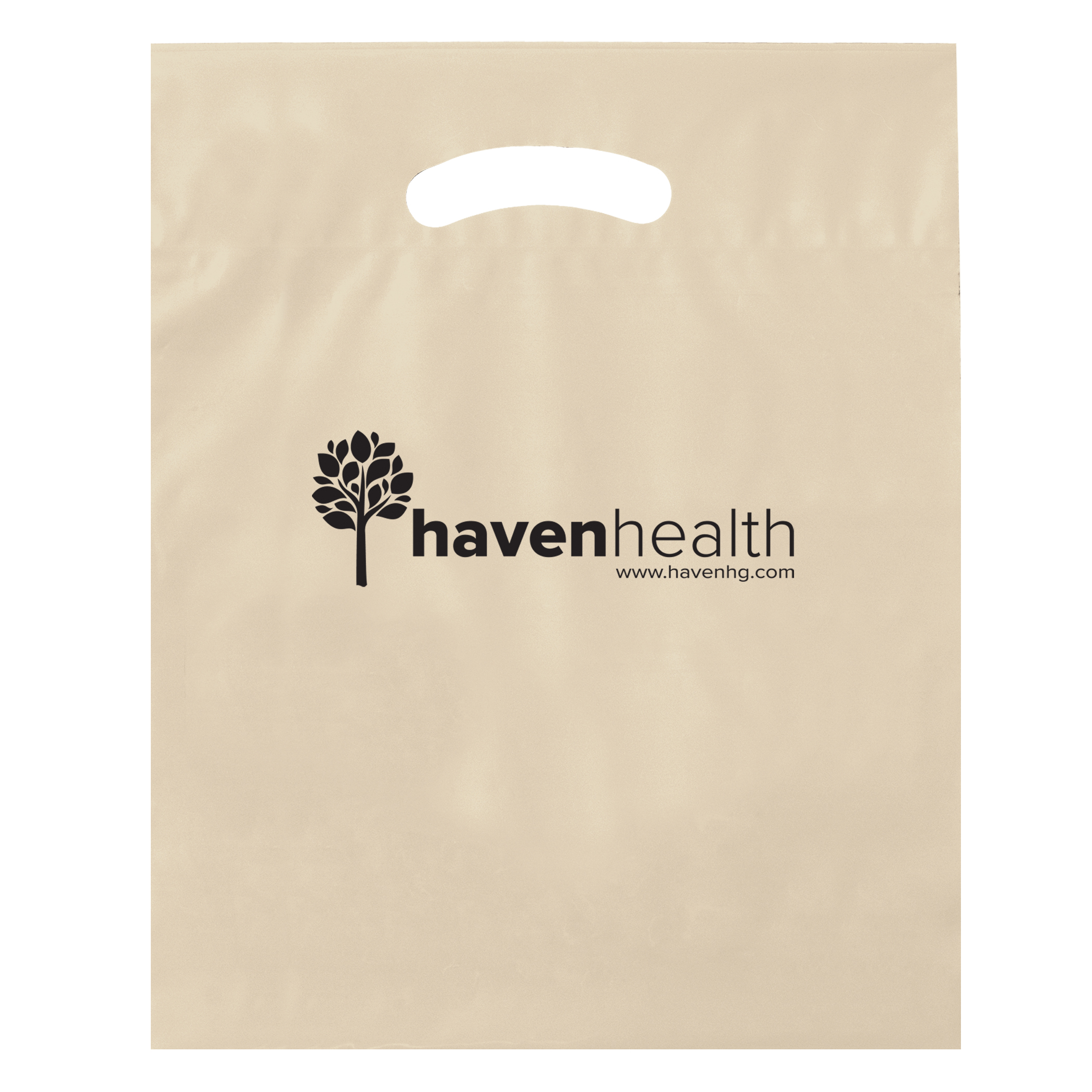 Fold Over Reinforced Die Cut Bag 15