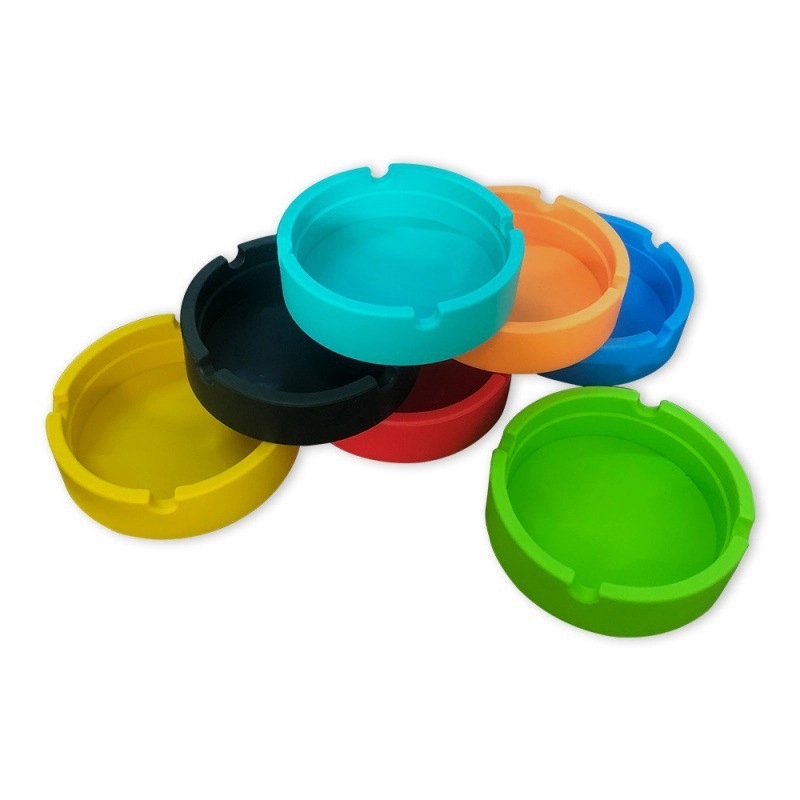 Custom Logo Round Silicone Ashtray