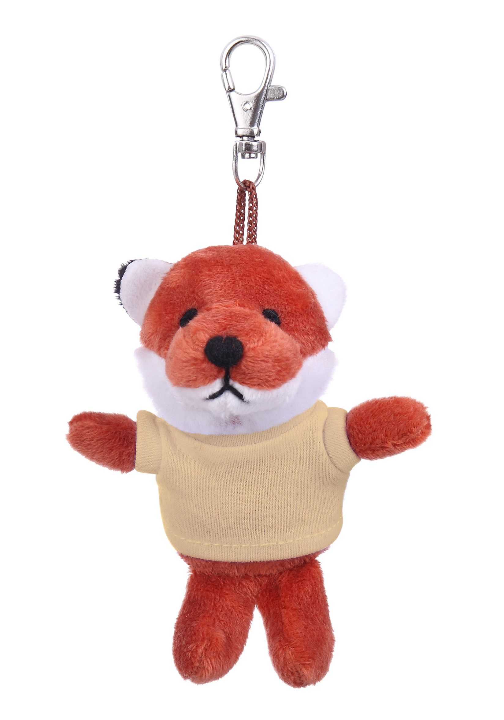 Soft Plush Fox Keychain with Tee 19