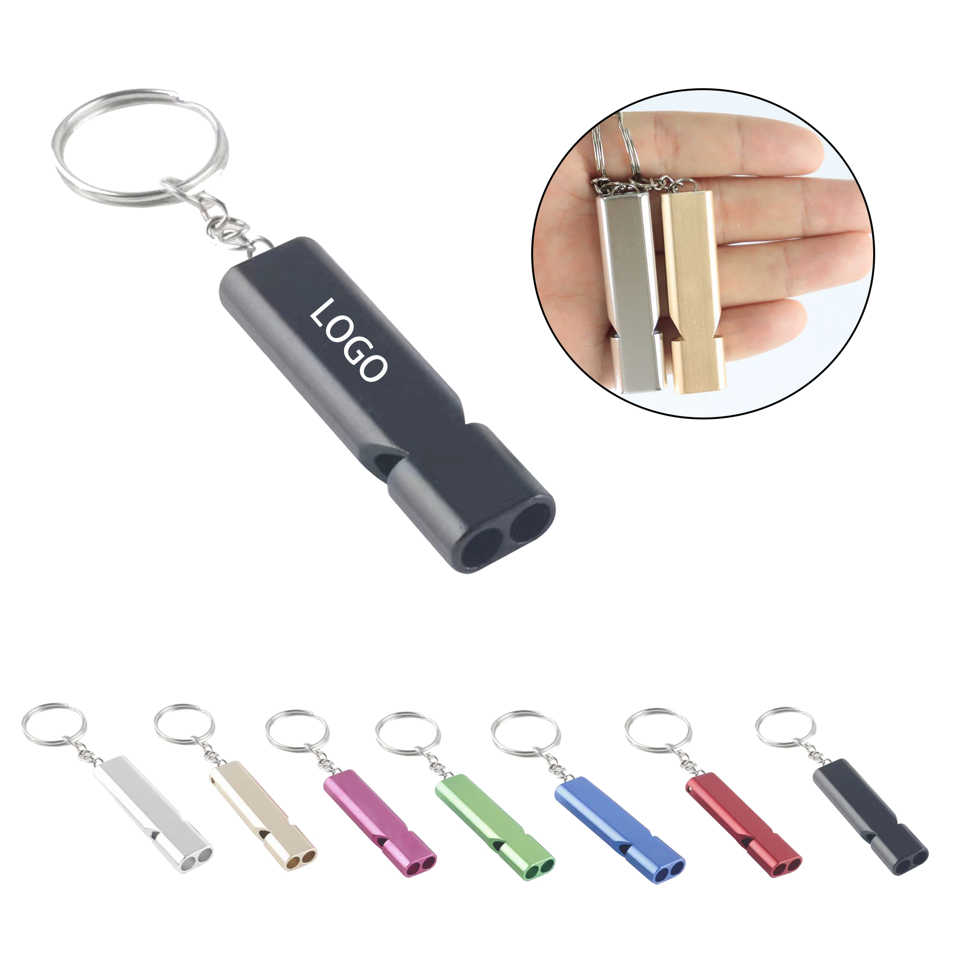 MOQ:50pcs Outdoor Safety Whistle 4