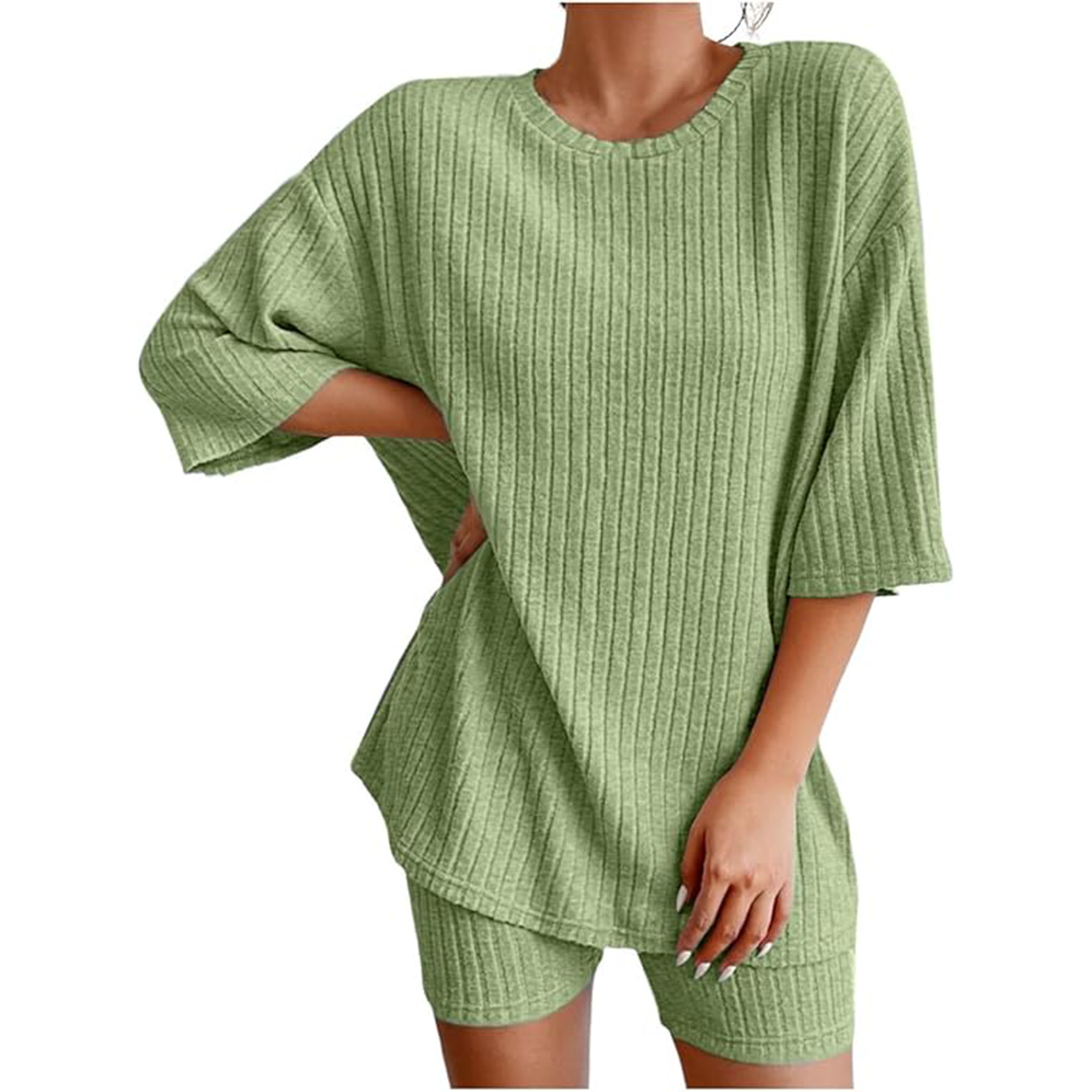 Women Dressy Pajamas Lounge Set 21
