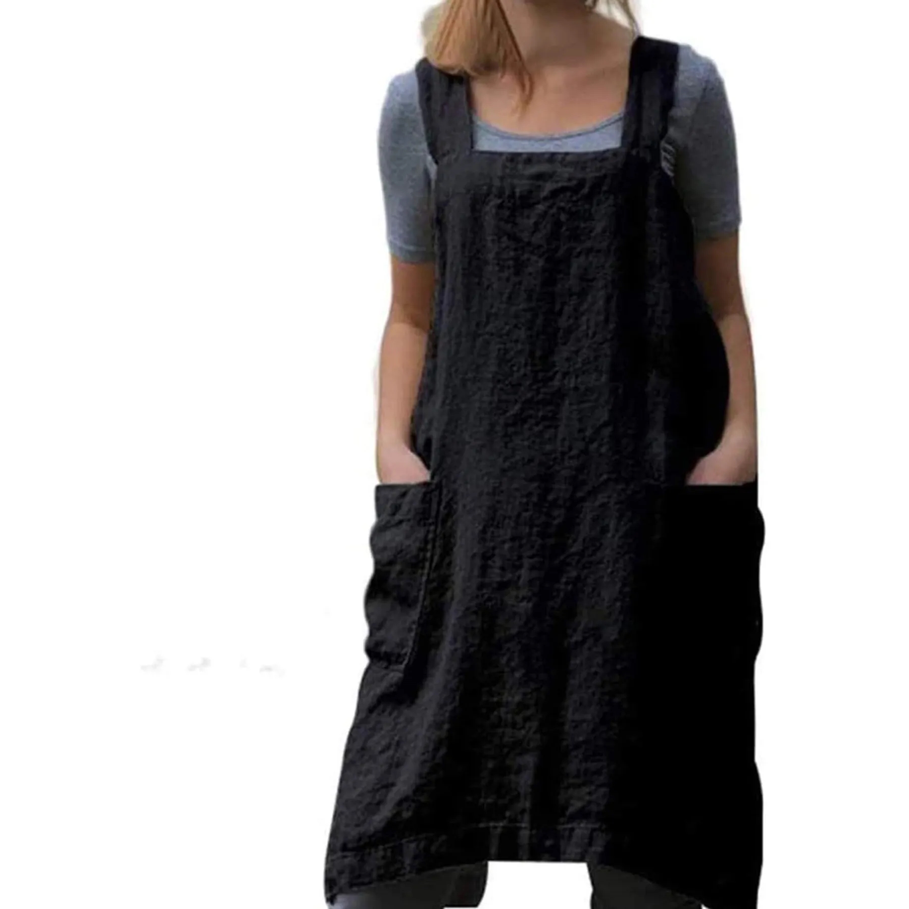Cotton Linen Apron 36