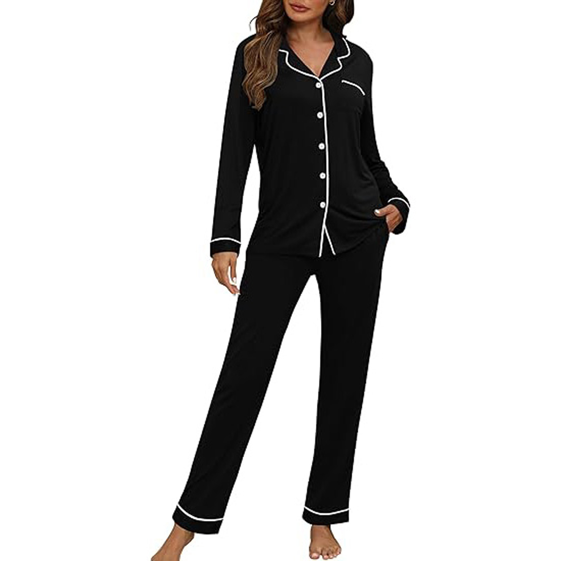 Women's Long Sleeve Pajama Set 4
