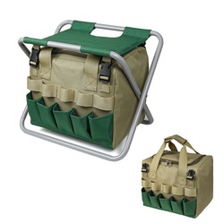 Folding Garden Tool Stool