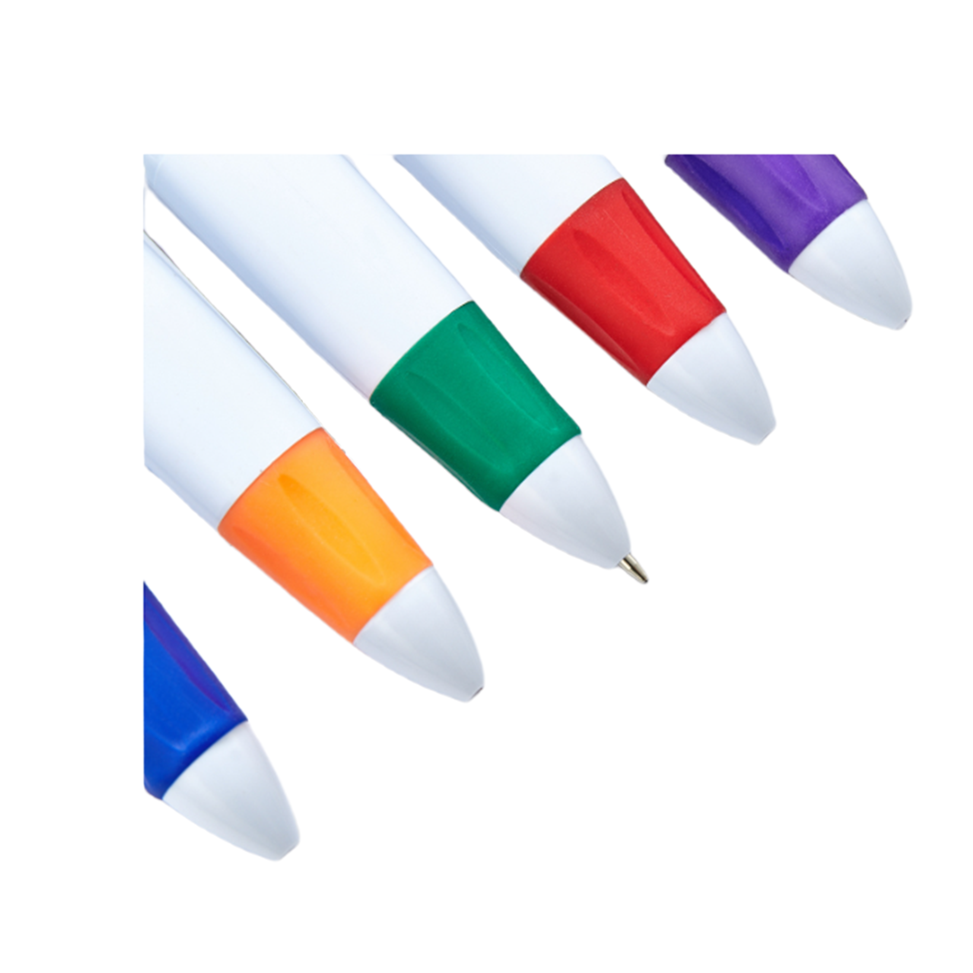 Multicolor Ballpoint Pen with Carabiner MOQ50 10