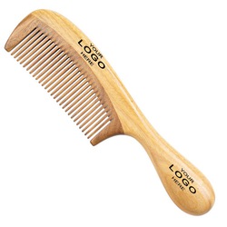 Handmade natural wood comb