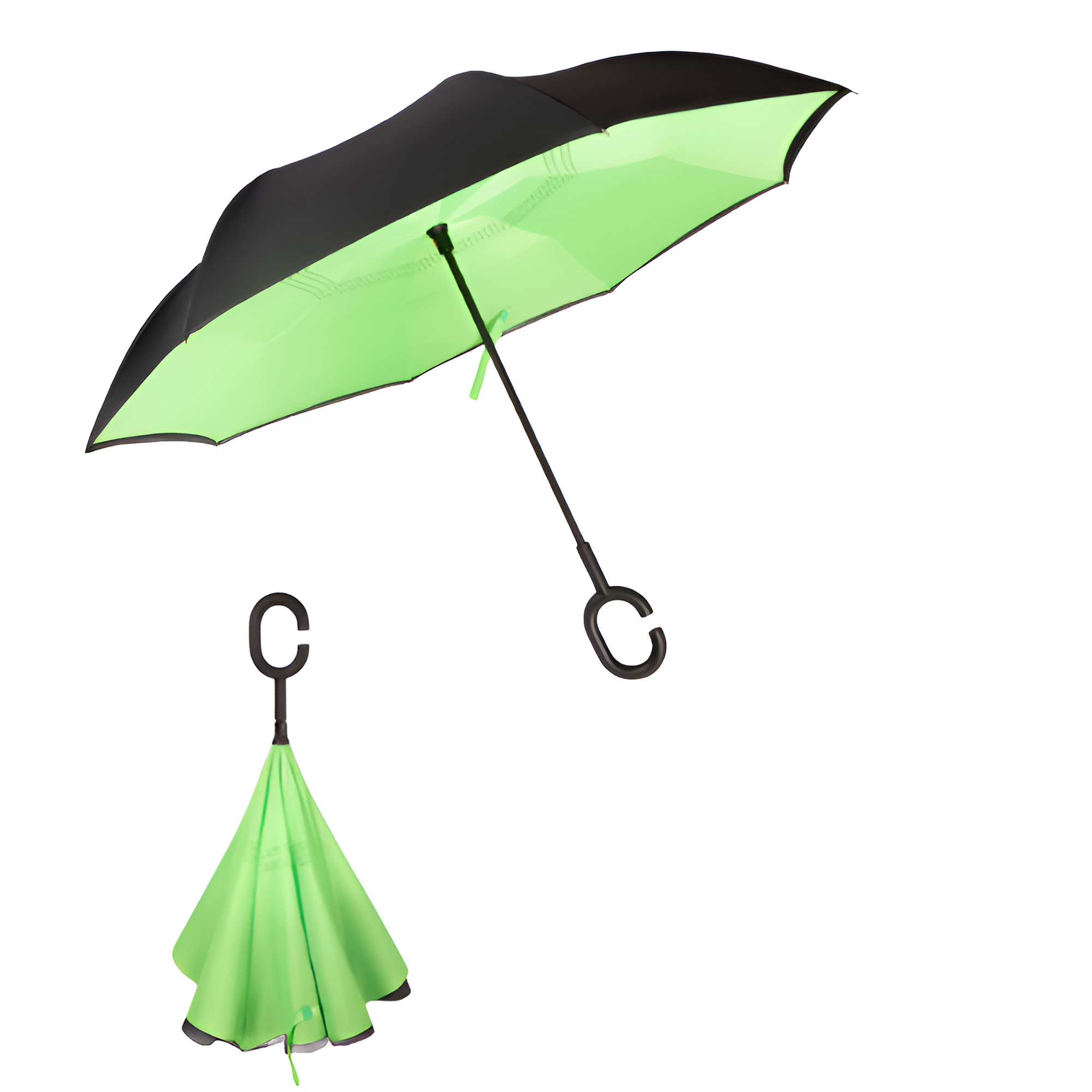MOQ 30 PCS Durable Hands Free Inverted Umbrella 21