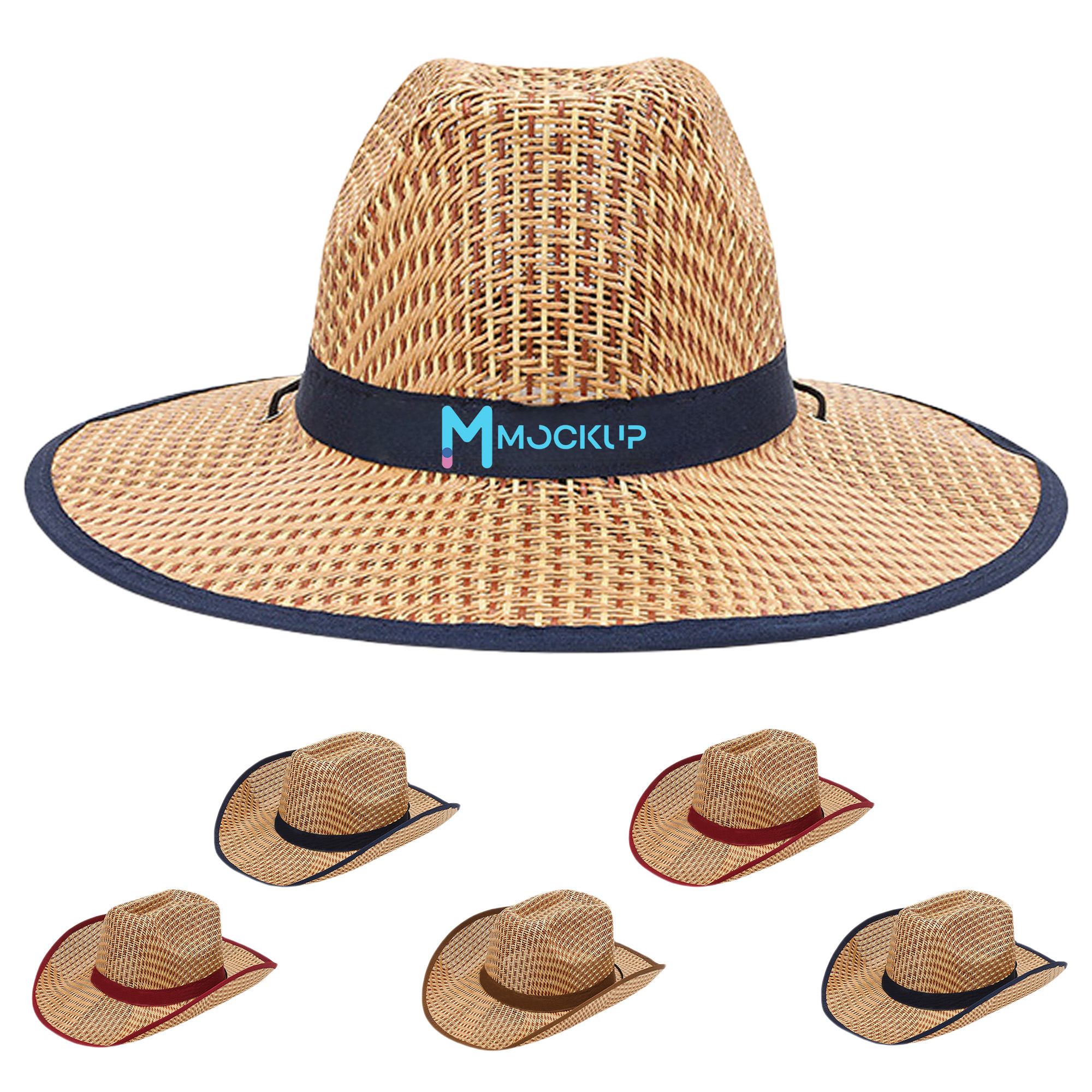 Western Straw Cowboy Beach Hat 6
