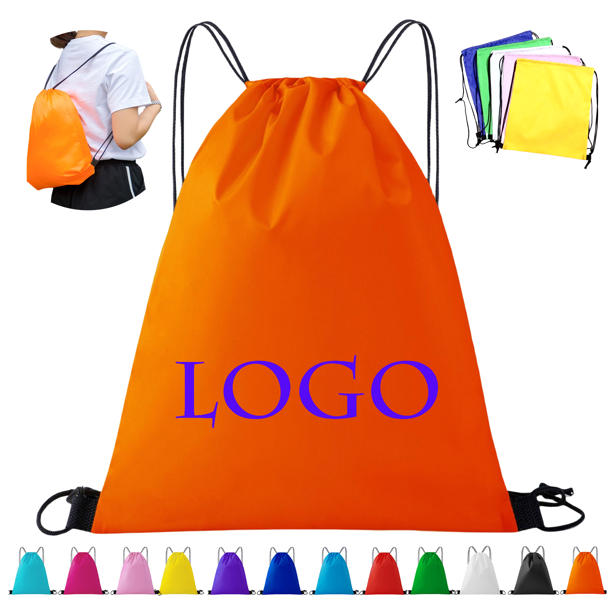 Large Capacity Waterproof Drawstring Bag 5