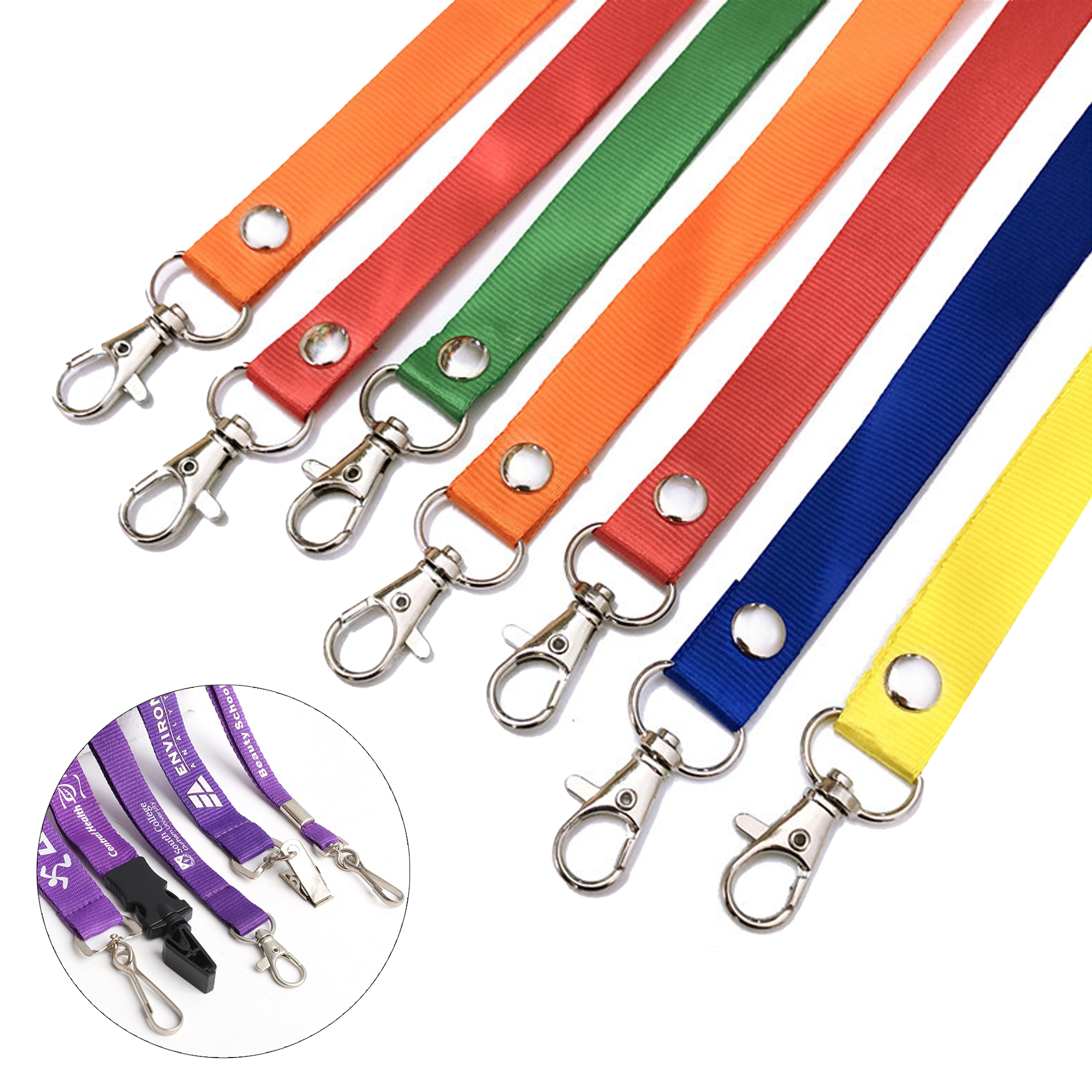 Polyester Lobster Clasp Lanyard