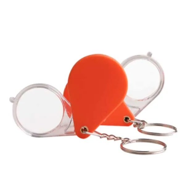 Folding Portable Pocket Reading Keychain10X Magnifier