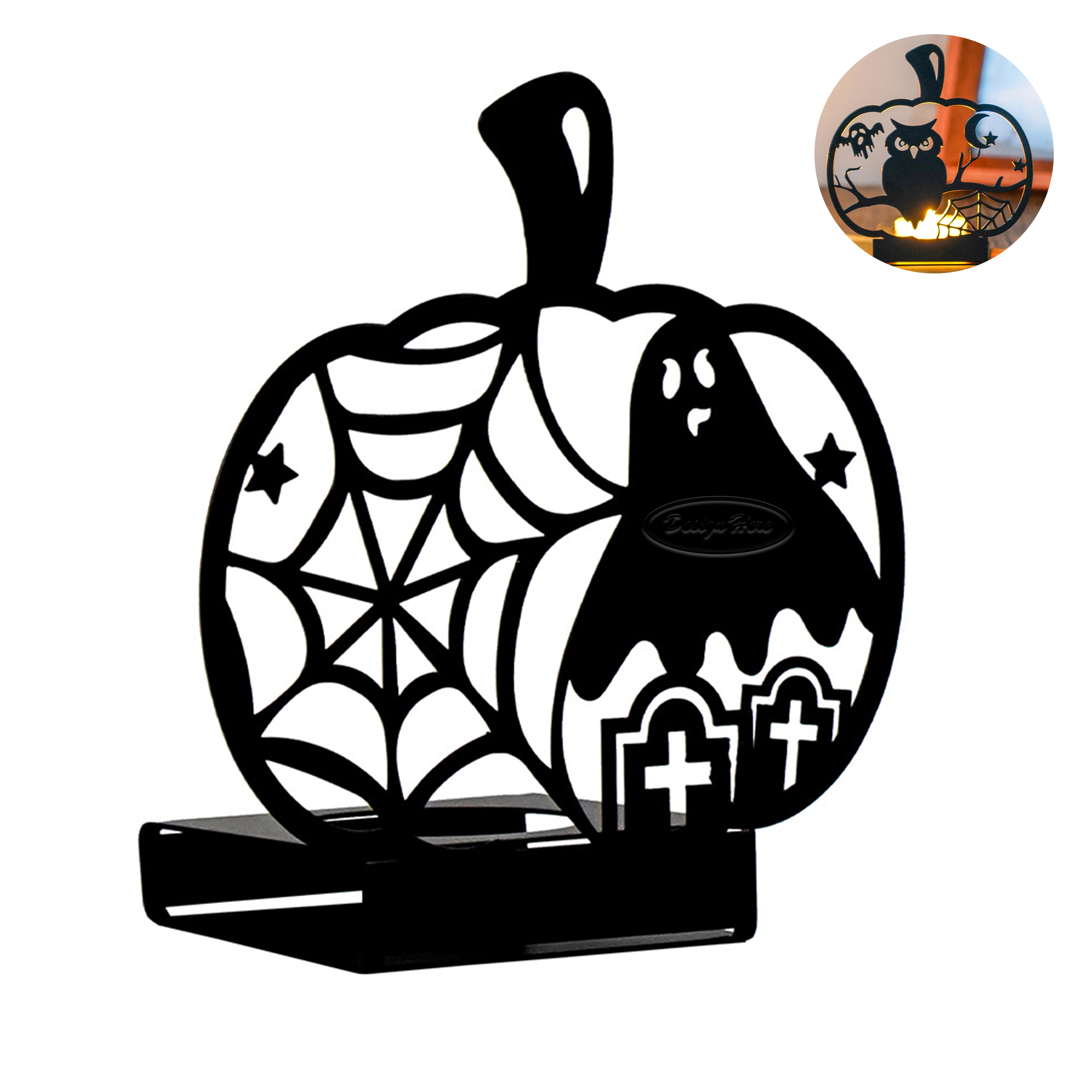 Halloween Iron Candle Holder ?C Minimalist Style