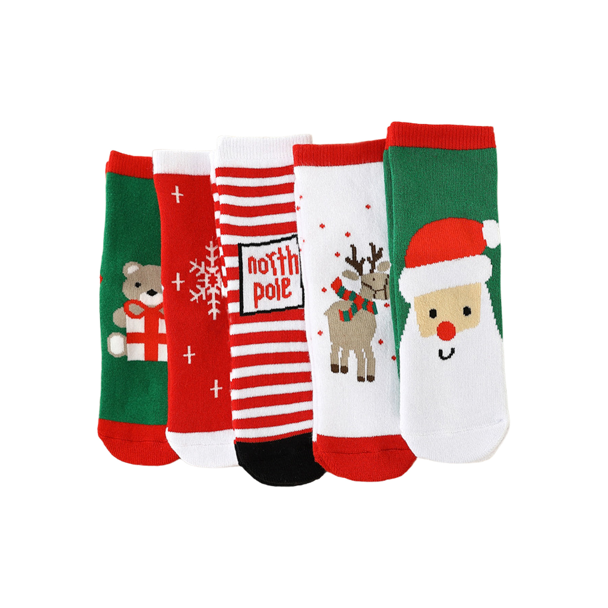 Cotton Children's Warm Christmas Socks 31