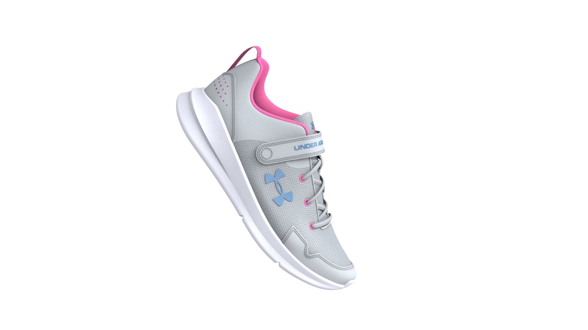 Girls' Pre-School UA Essential Sportstyle Shoes 4