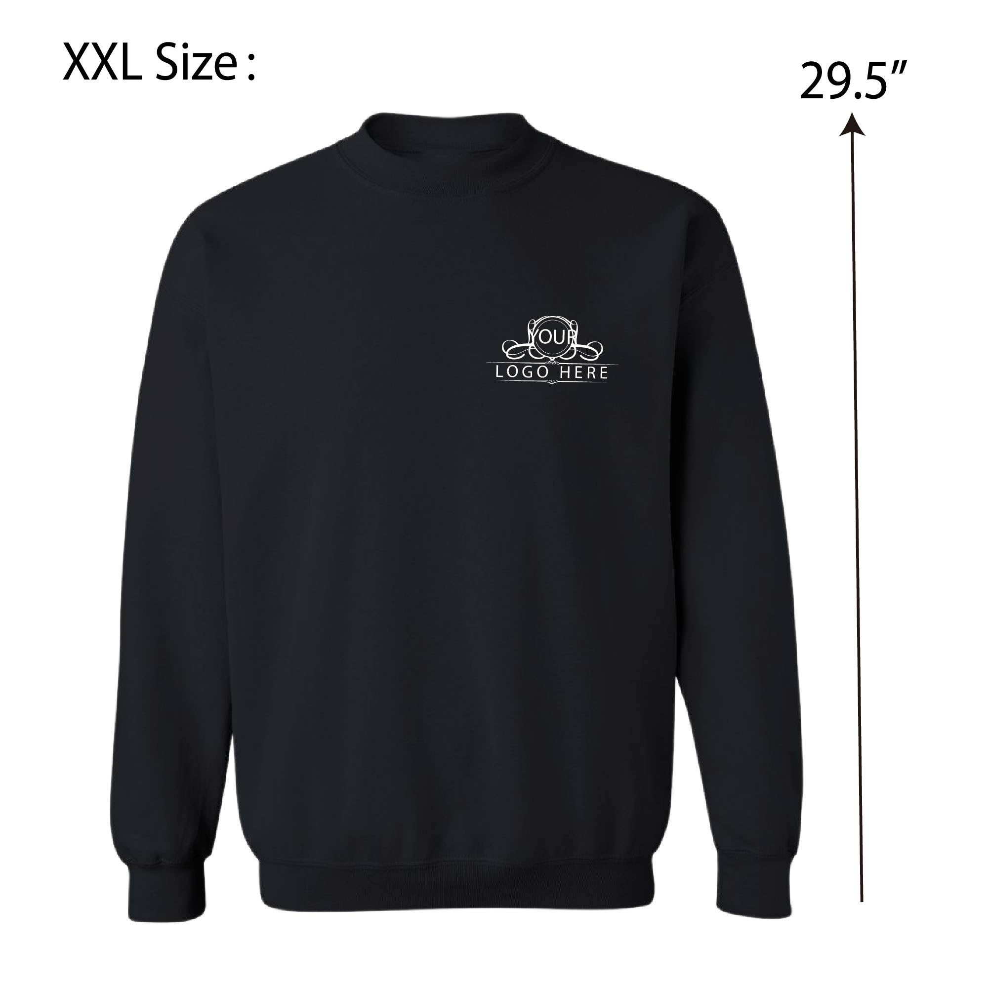 Fleece Raglan Crew Neck Sweatshirt, custom hoodie or sweatshirt with logo imprint 5