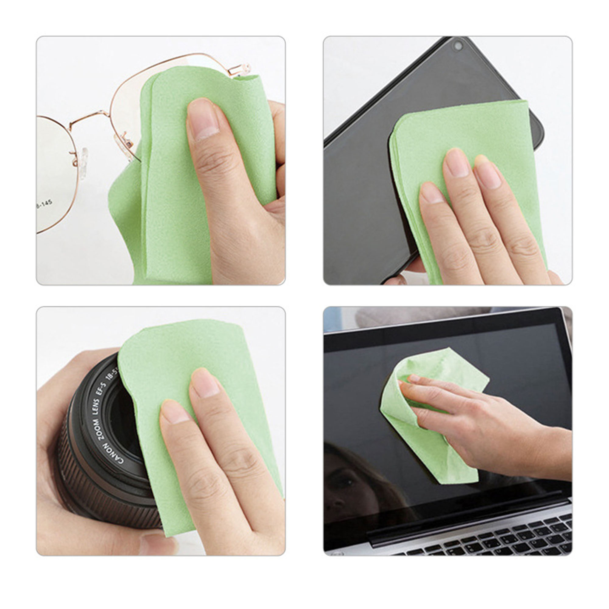 Custom Suede-Feel Eyeglass & Screen Cleaning Cloth 10