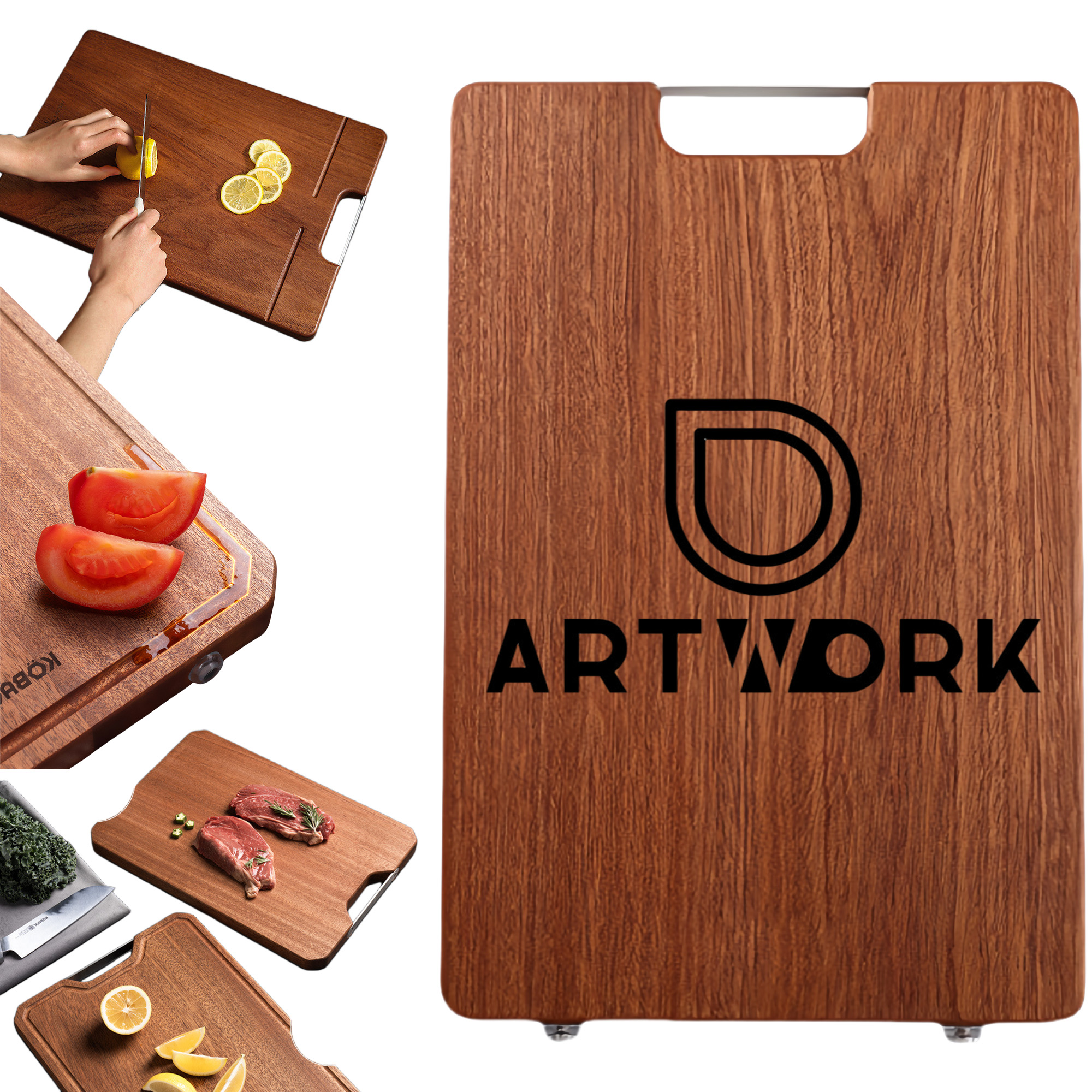Vegetable Fruit Durable Wood Cutting Board